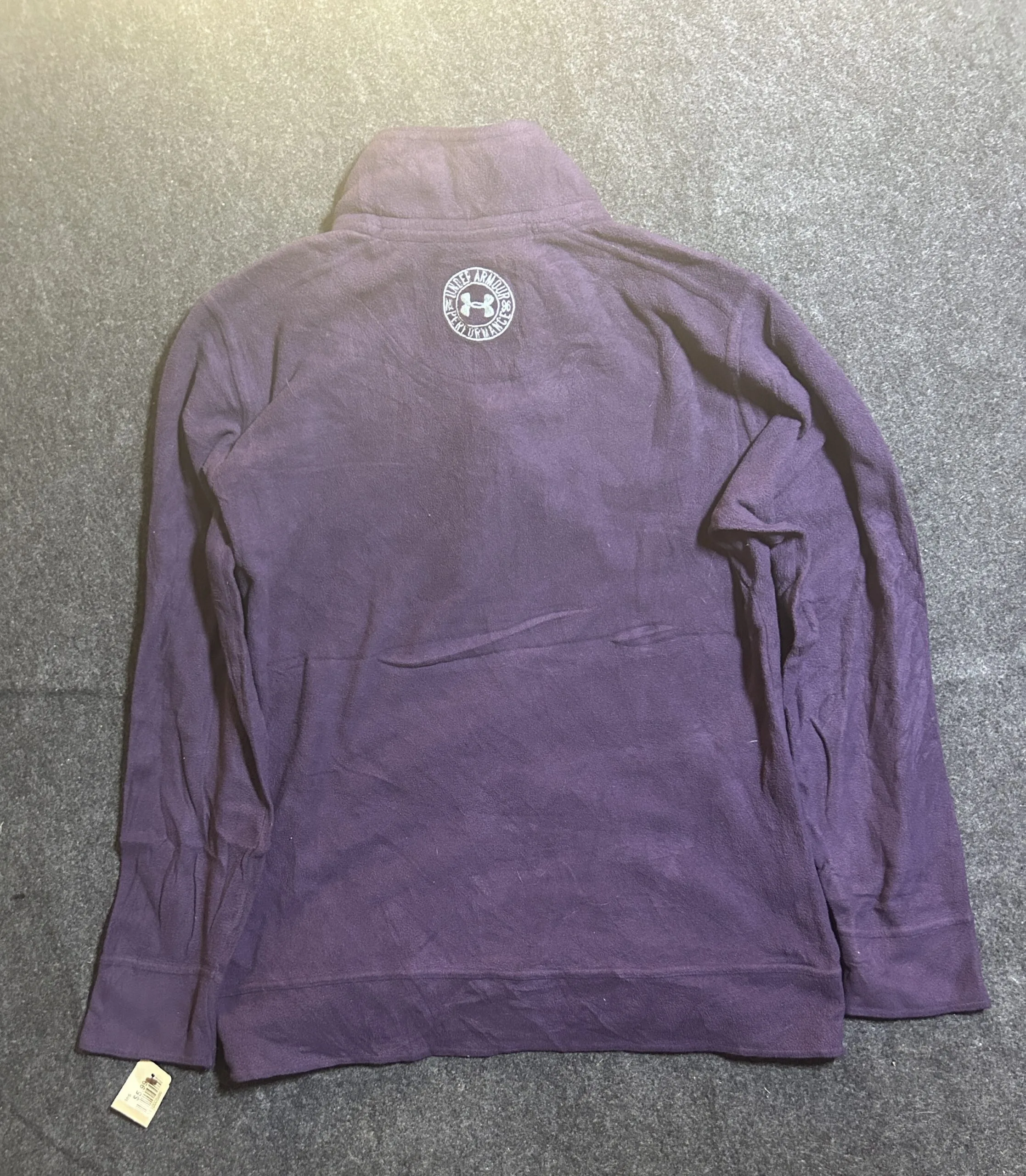 Under Armour Women’s Purple Quarter Zip Fleece Sweatshirt | M