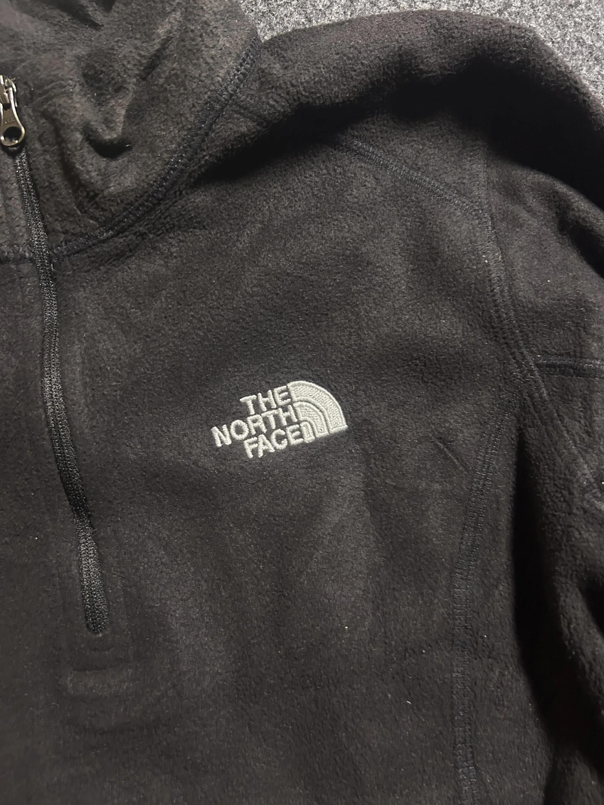 The North Face Black Quarter Zip Fleece | Small | Unisex