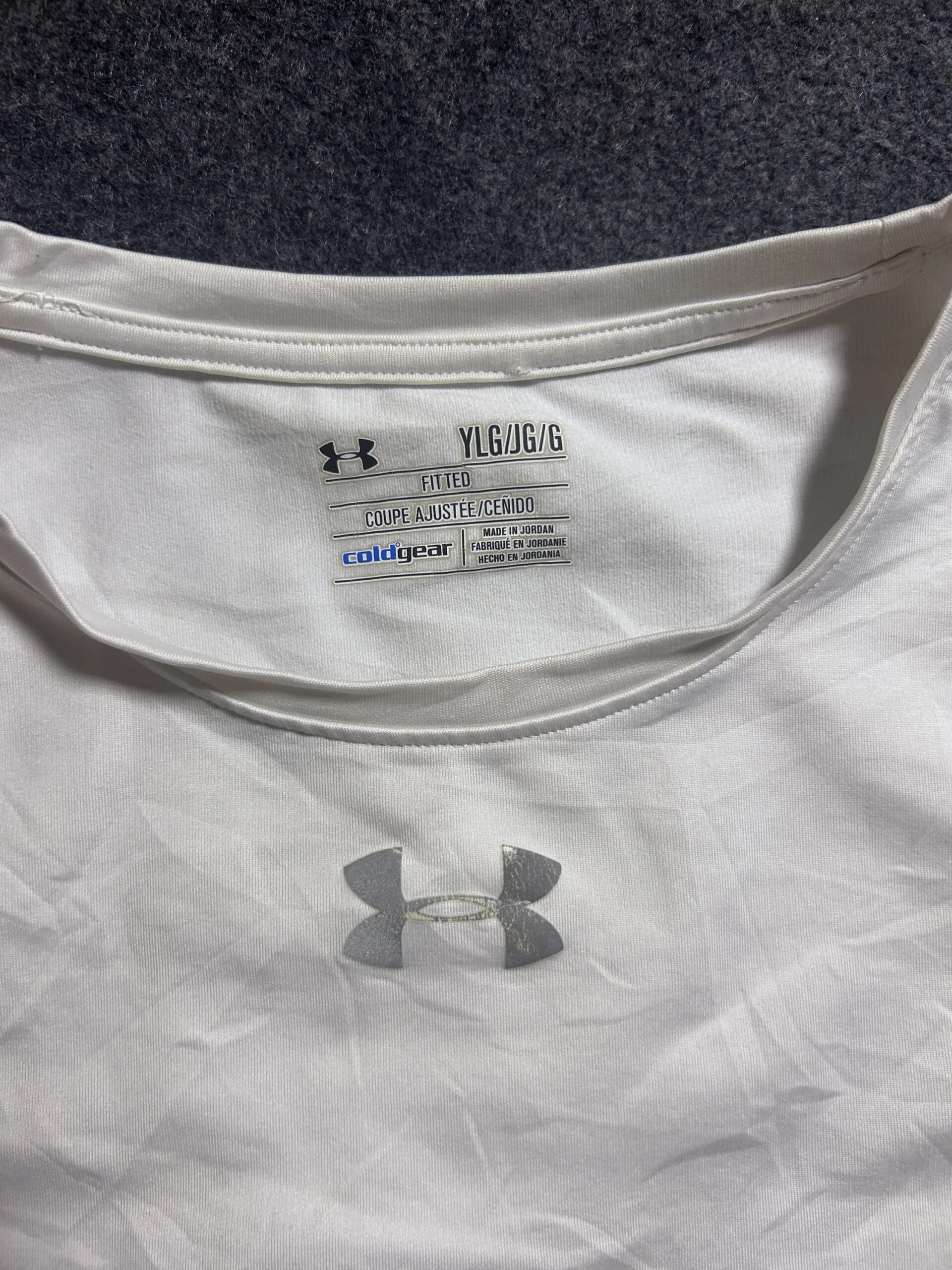 Under Armour ColdGear Compression Training Tee – White
