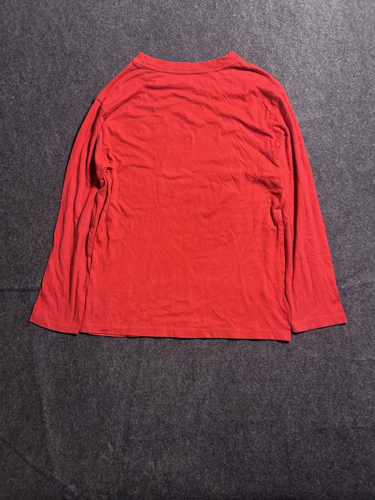 Polo Ralph Lauren Red Long Sleeve T-Shirt | Classic Pony Logo Tee | S