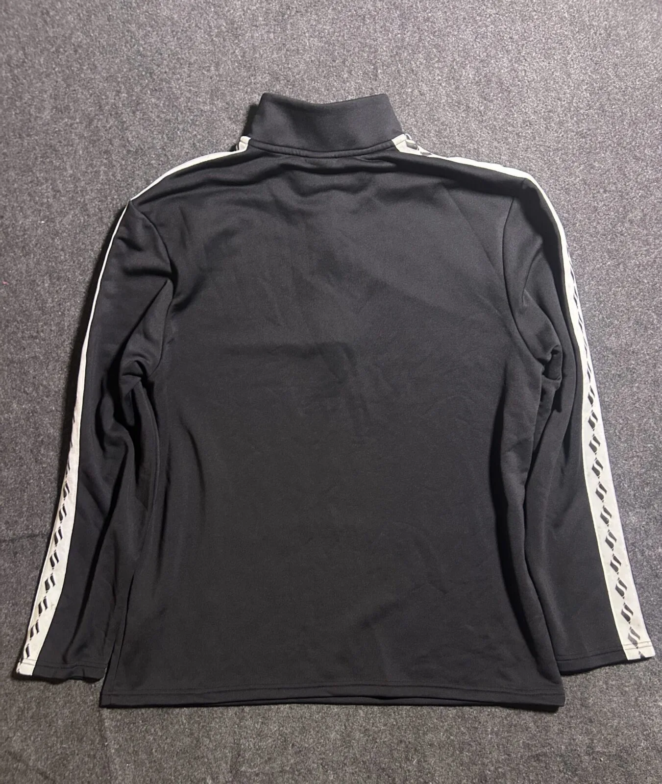 Skechers Quarter Zip Track Pullover | Black Athletic Sweatshirt XL