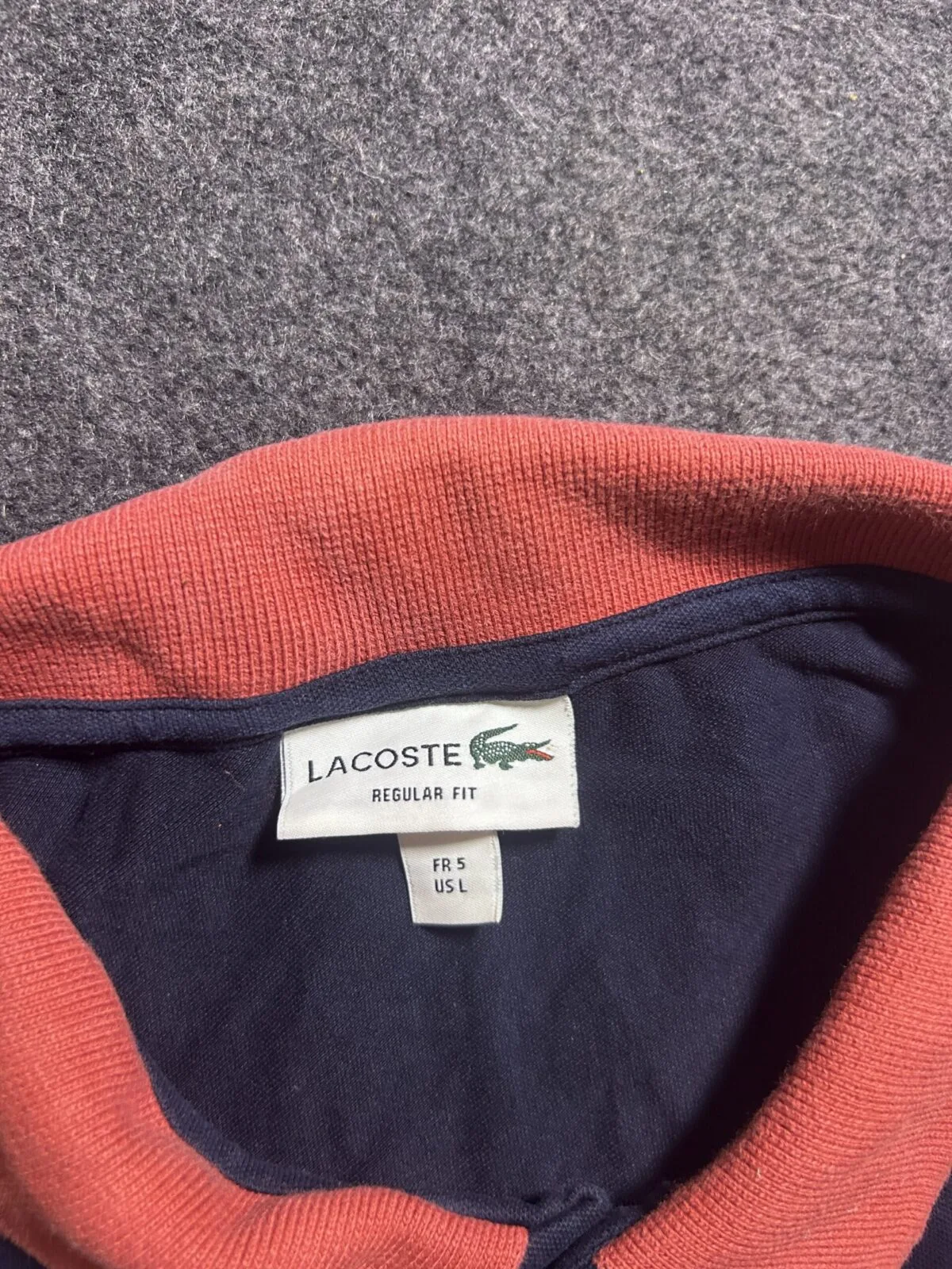 Lacoste Colorblock Polo T-Shirt | Navy White Red Regular Fit