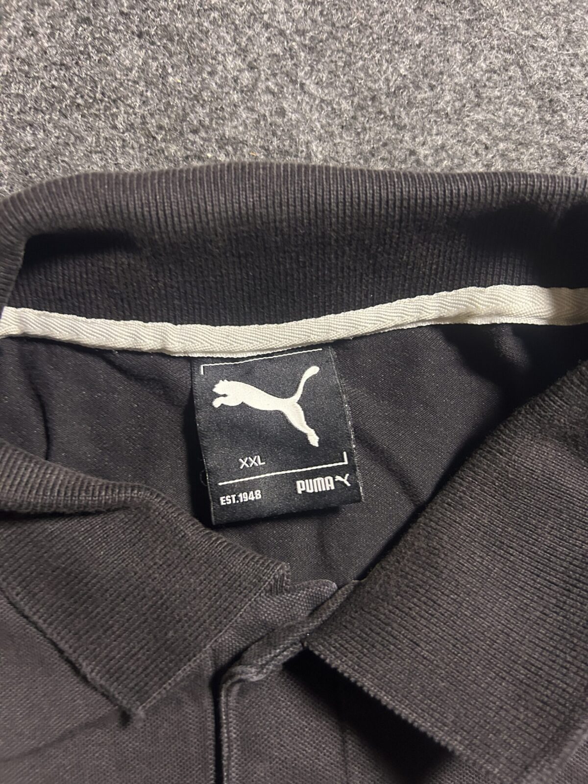 Puma Ferrari Black Polo T-Shirt | Scuderia Ferrari Edition