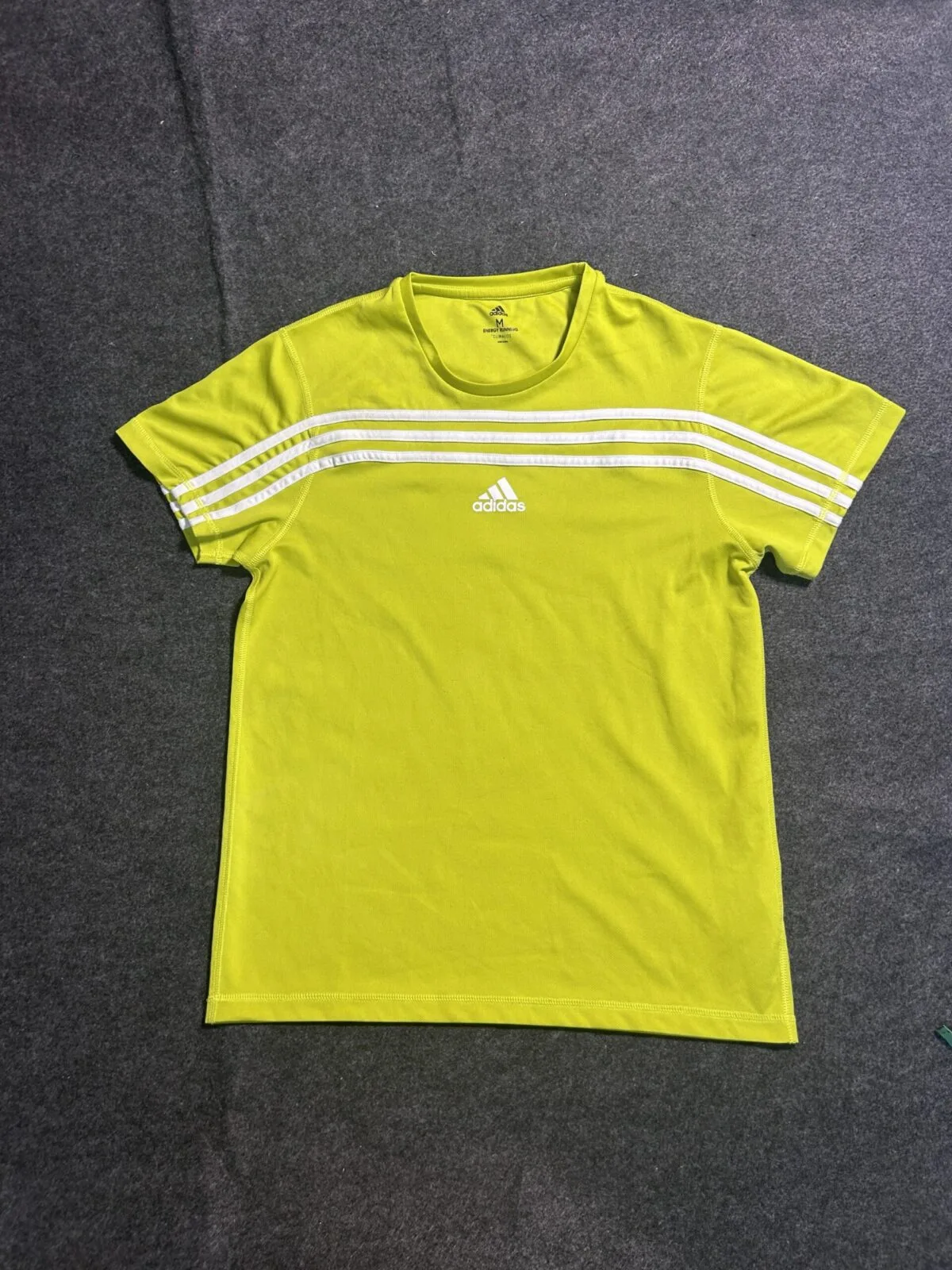 Adidas AeroReady Neon Yellow Training Tee | M