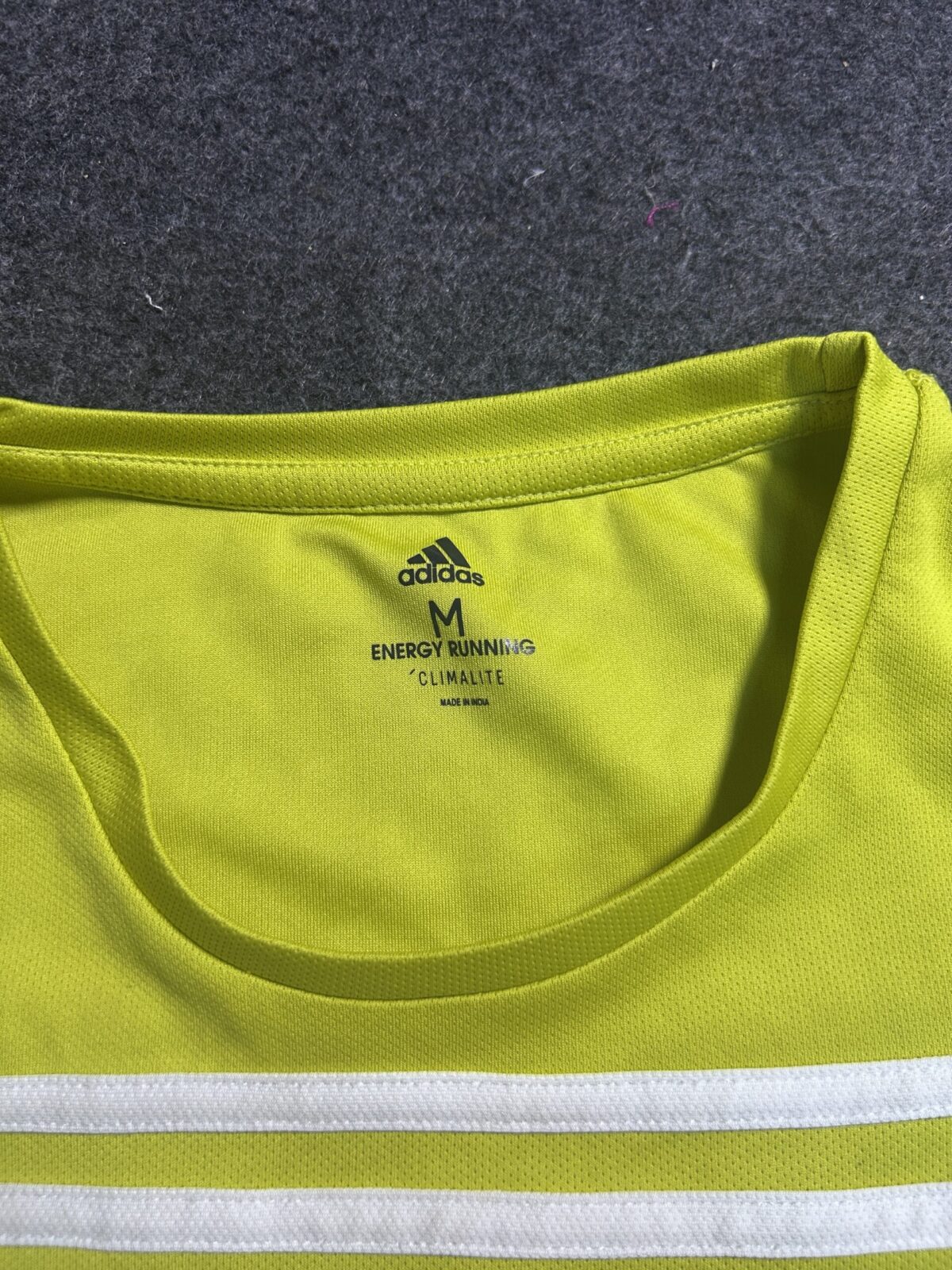 Adidas AeroReady Neon Yellow Training Tee | M