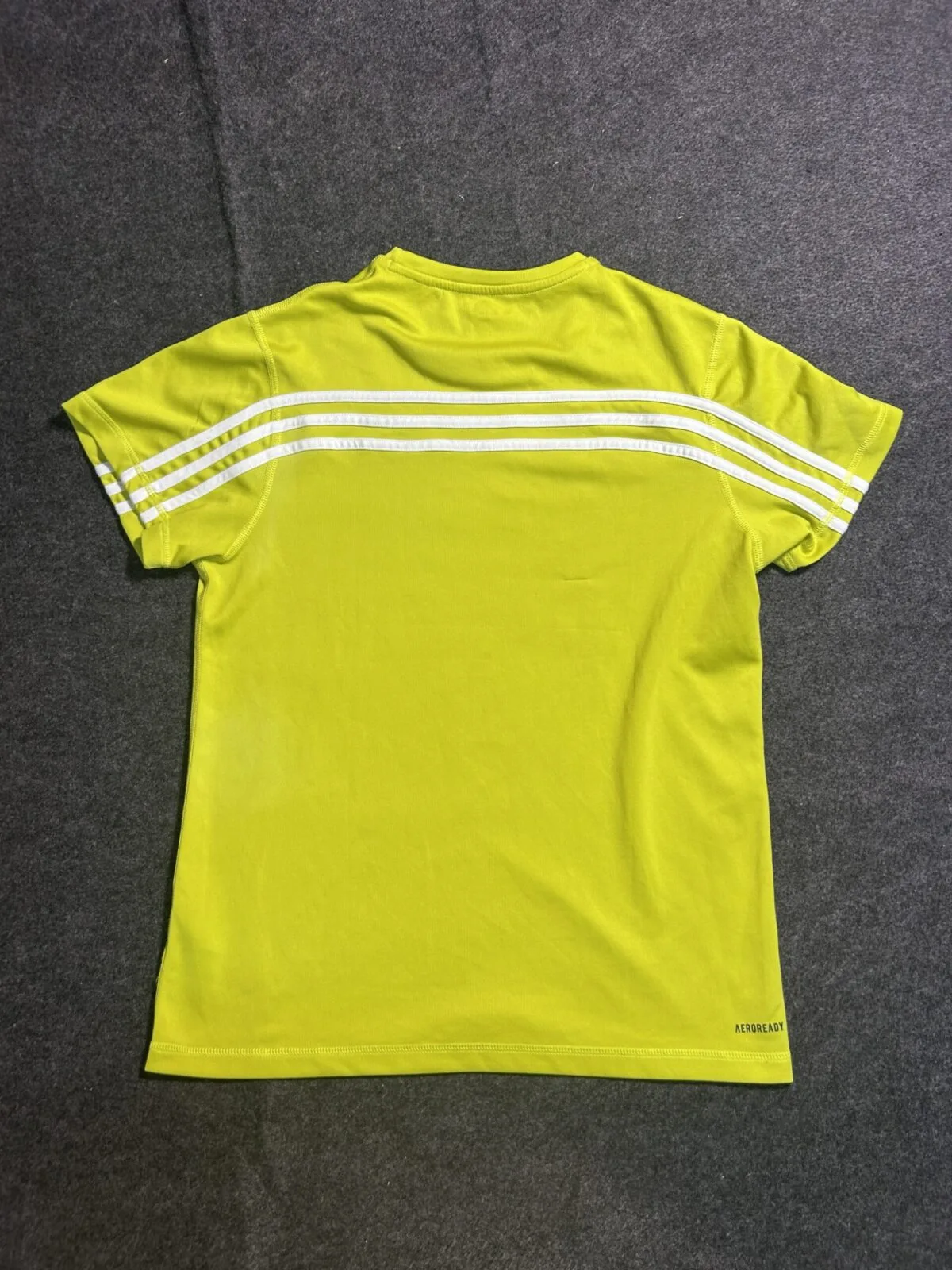 Adidas AeroReady Neon Yellow Training Tee | M