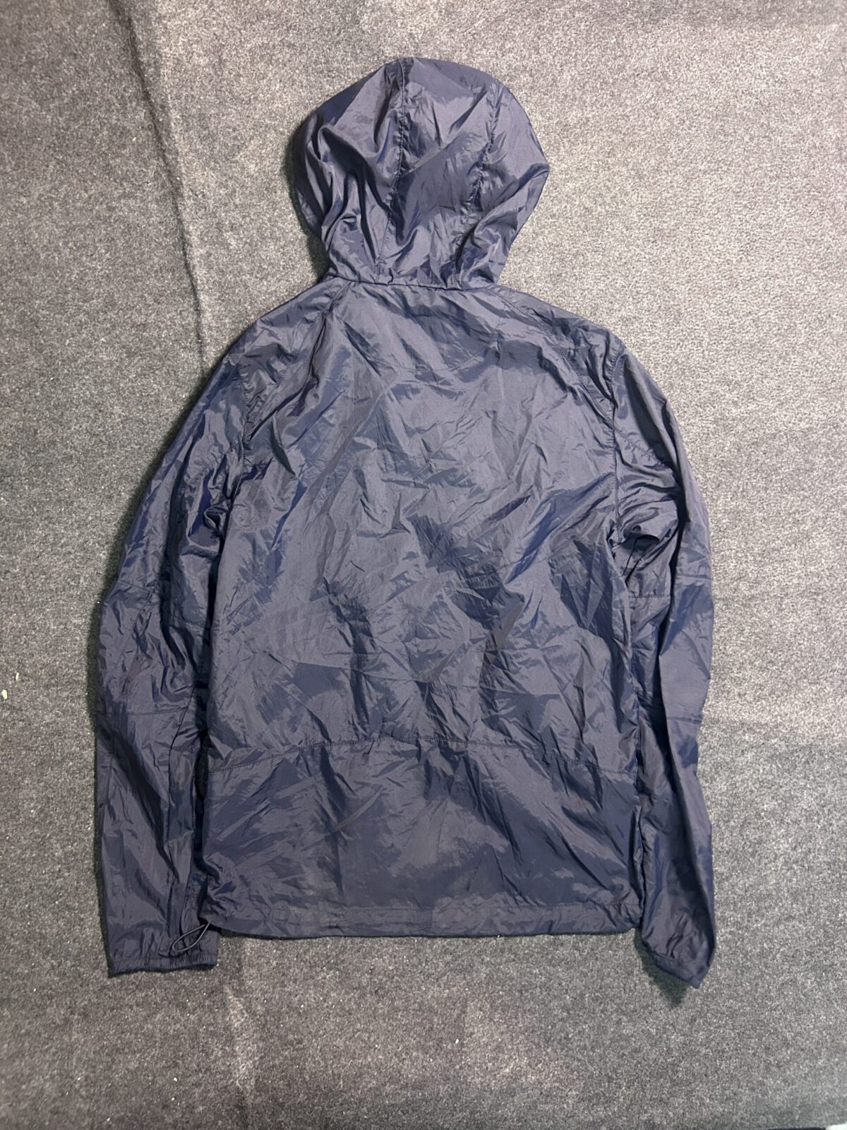 Jack & Jones Originals Lightweight Hooded Waterproof Windbreaker Jacket Navy | M