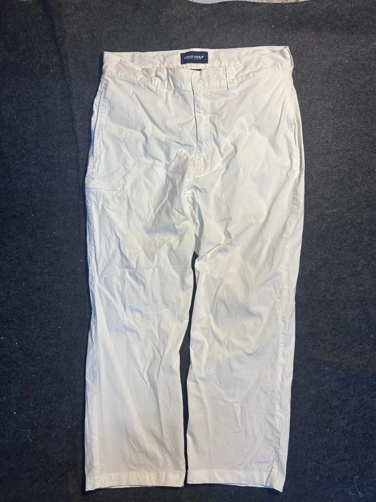 Polo Golf Ralph Lauren Utility Cargo Pants Beige White | L