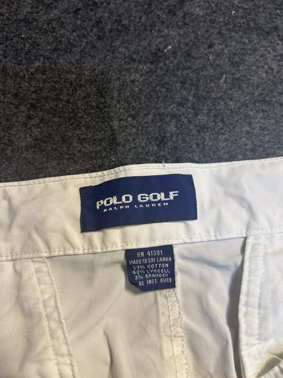 Polo Golf Ralph Lauren Utility Cargo Pants Beige White | L