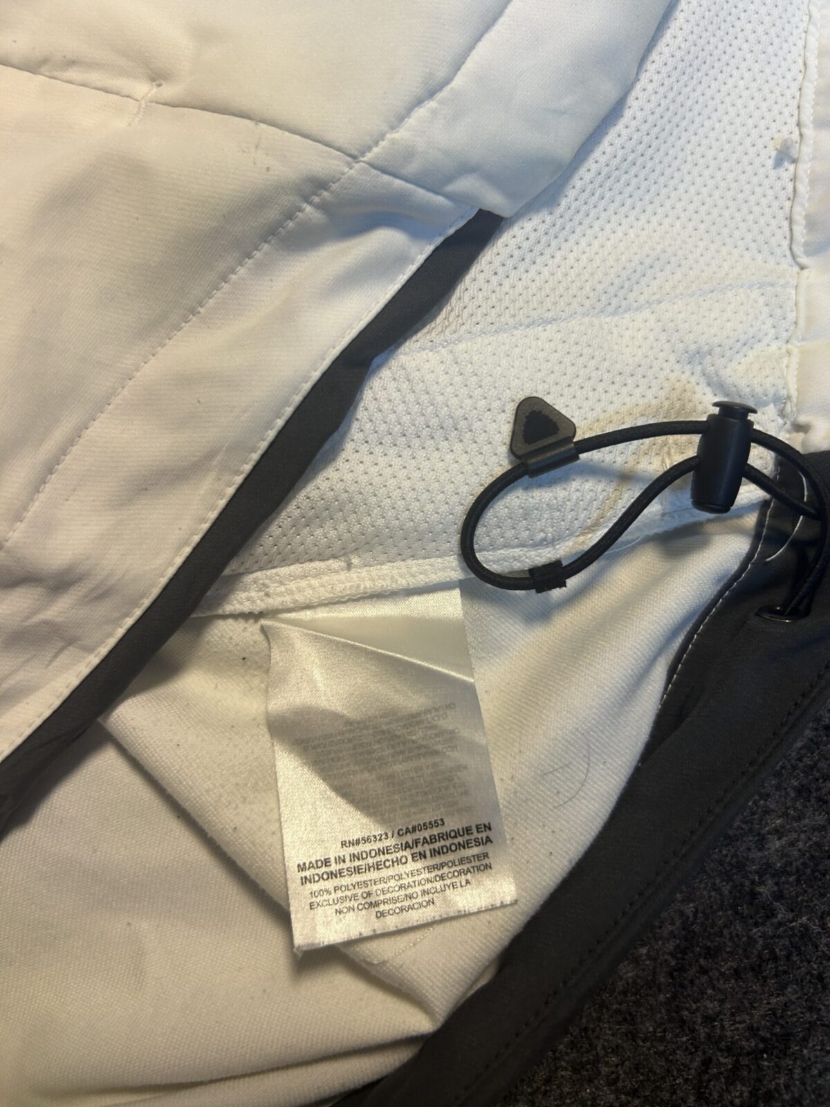 Nike Delaware Baseball Short Sleeve Pullover Windbreaker Tshirt White | XL
