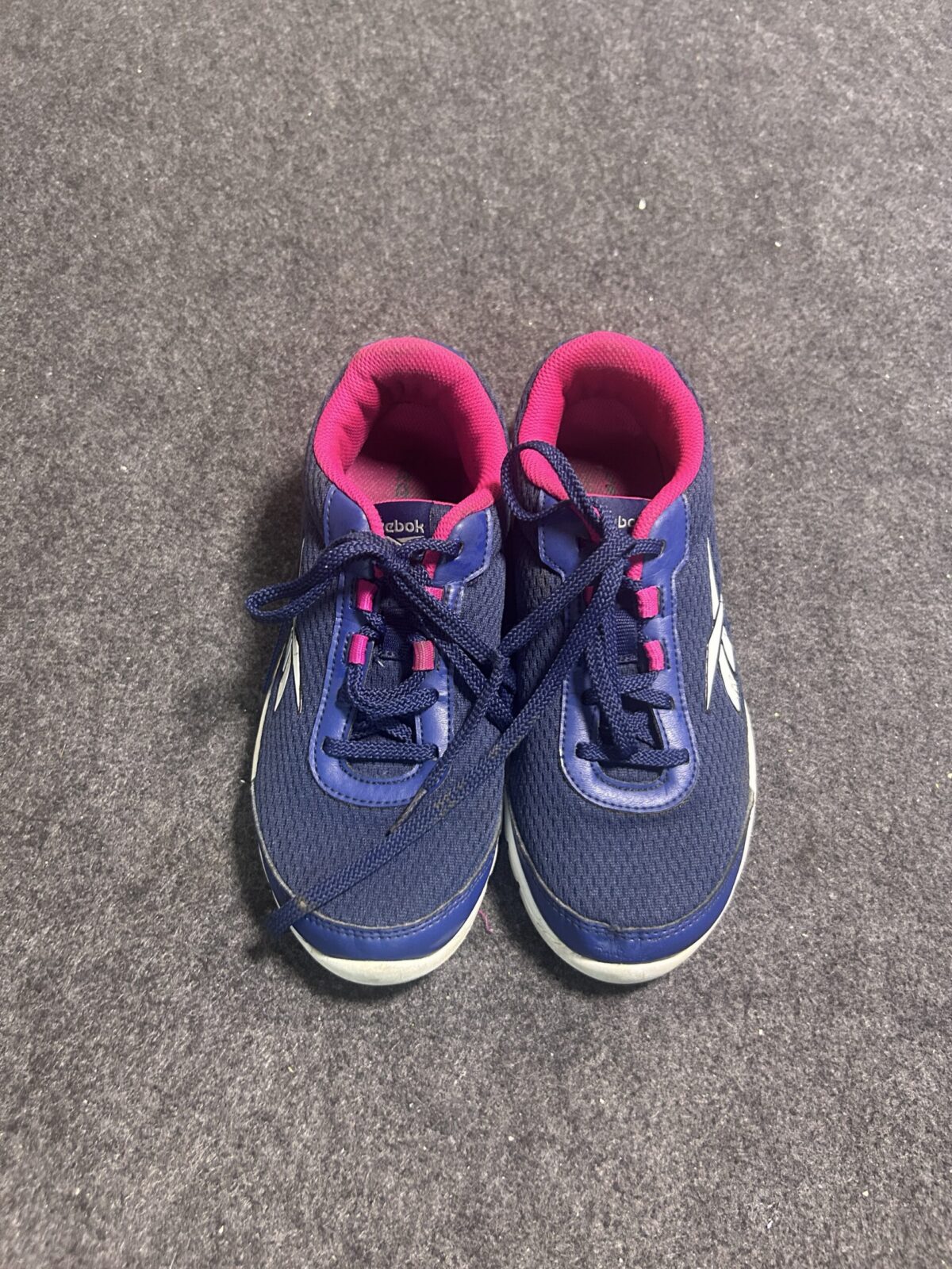 Reebok Running Shoes Navy Blue Pink UK 4 / EU 37