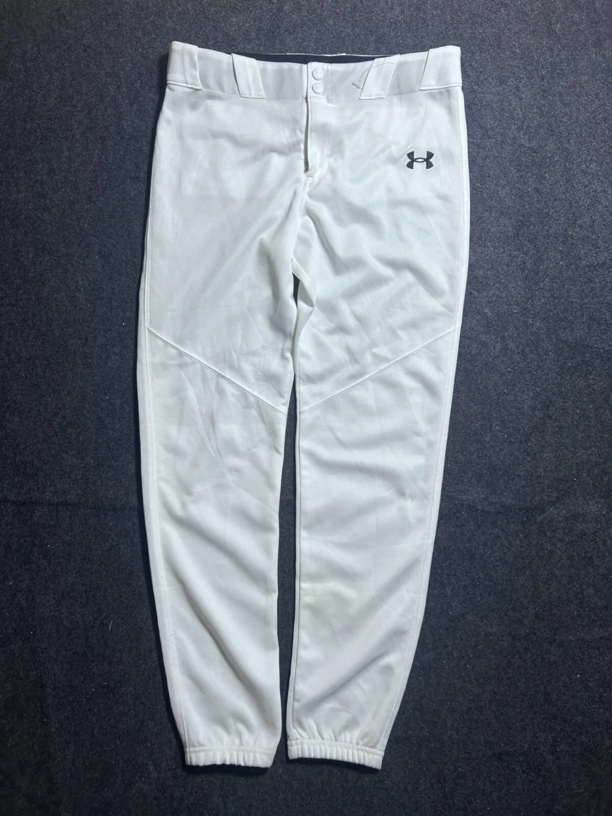 Under Armour Baseball Performance Pants White Athletic Sports Bottoms | M