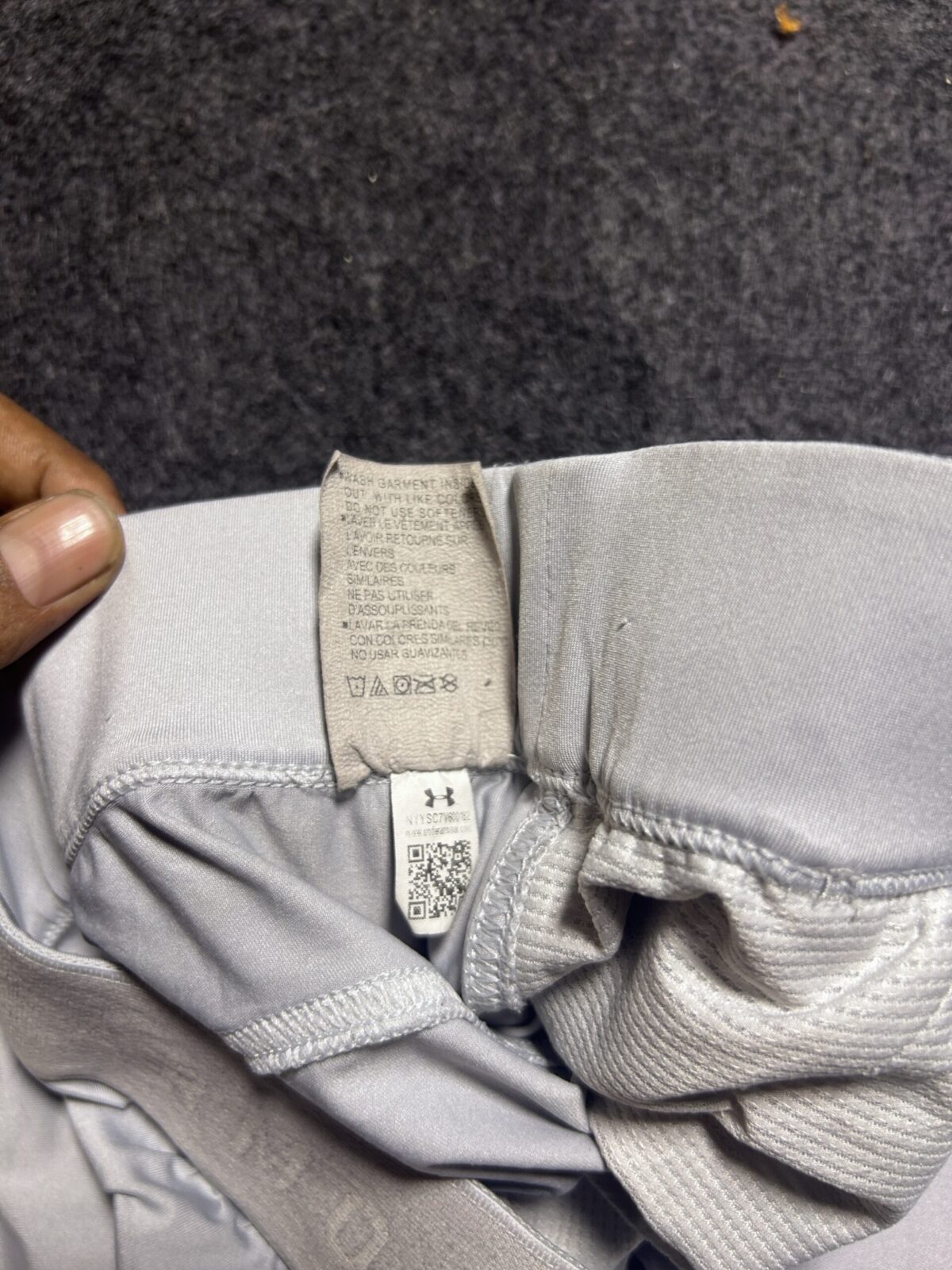 Under Armour HeatGear Lightweight Training Track Pants Grey | M