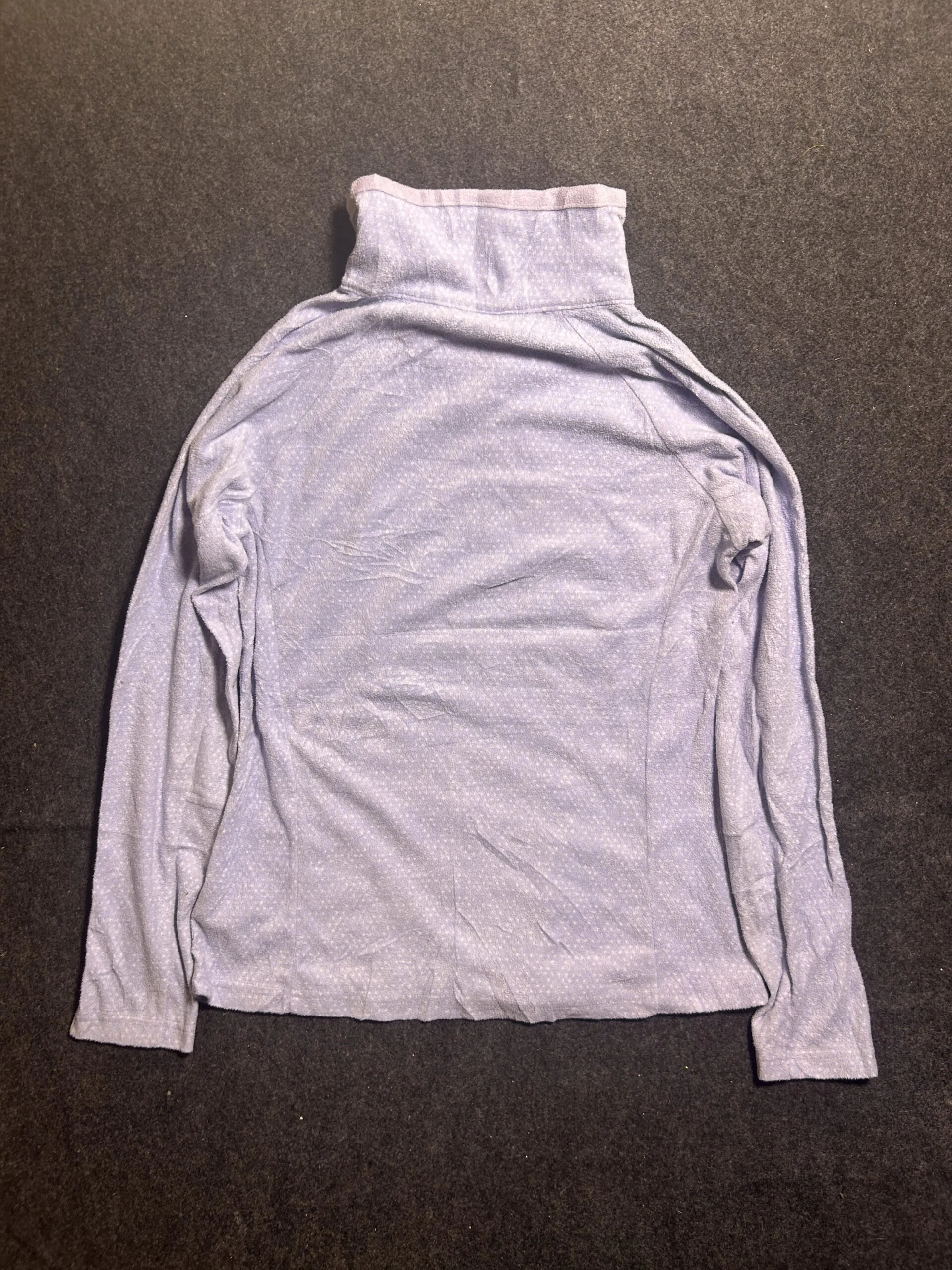 Columbia Women’s Lavender Microfleece Quarter Zip Pullover Sweater Size M