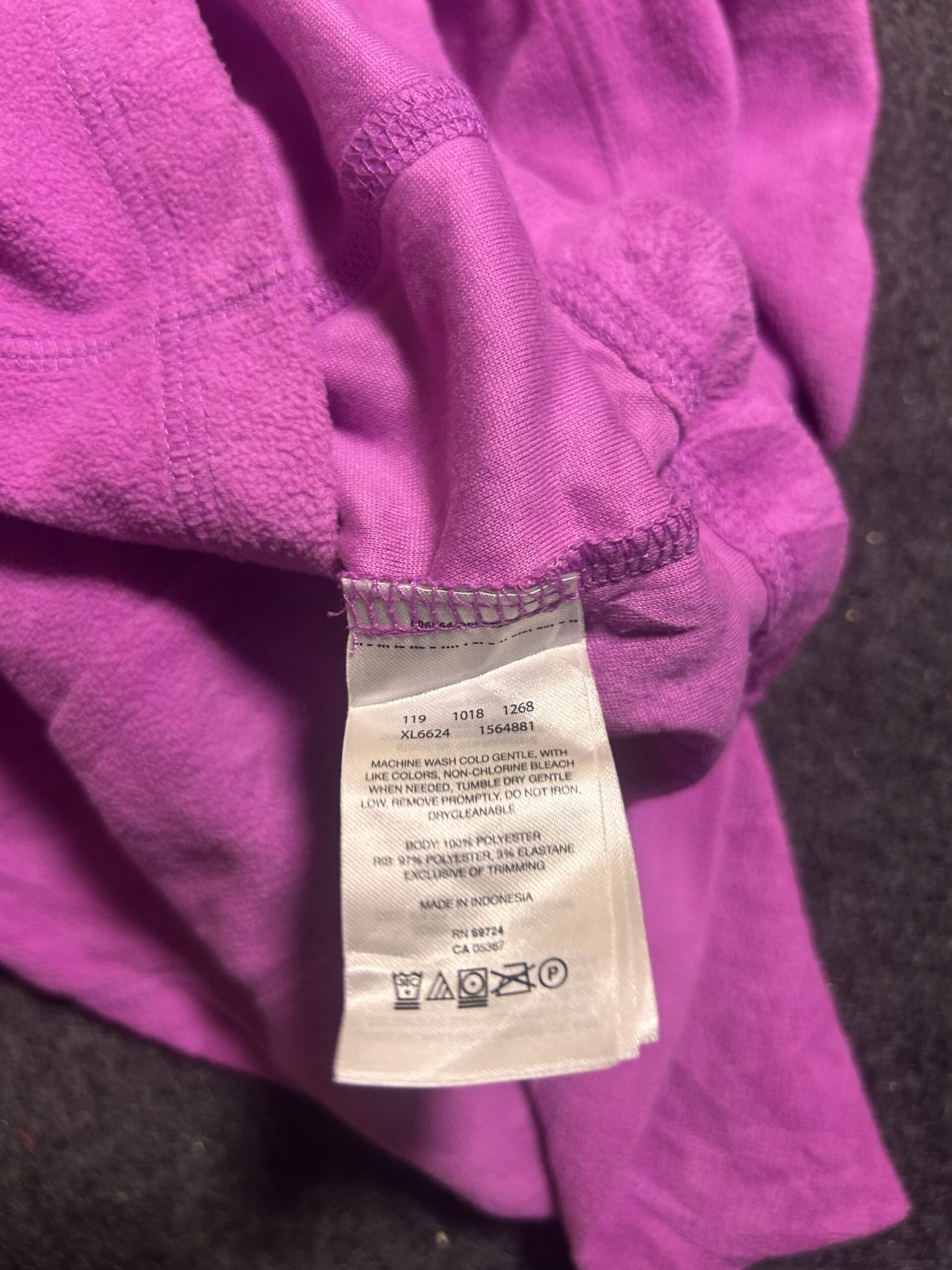 Columbia Women’s Pink Microfleece Quarter Zip Pullover Sweatshirt Size S