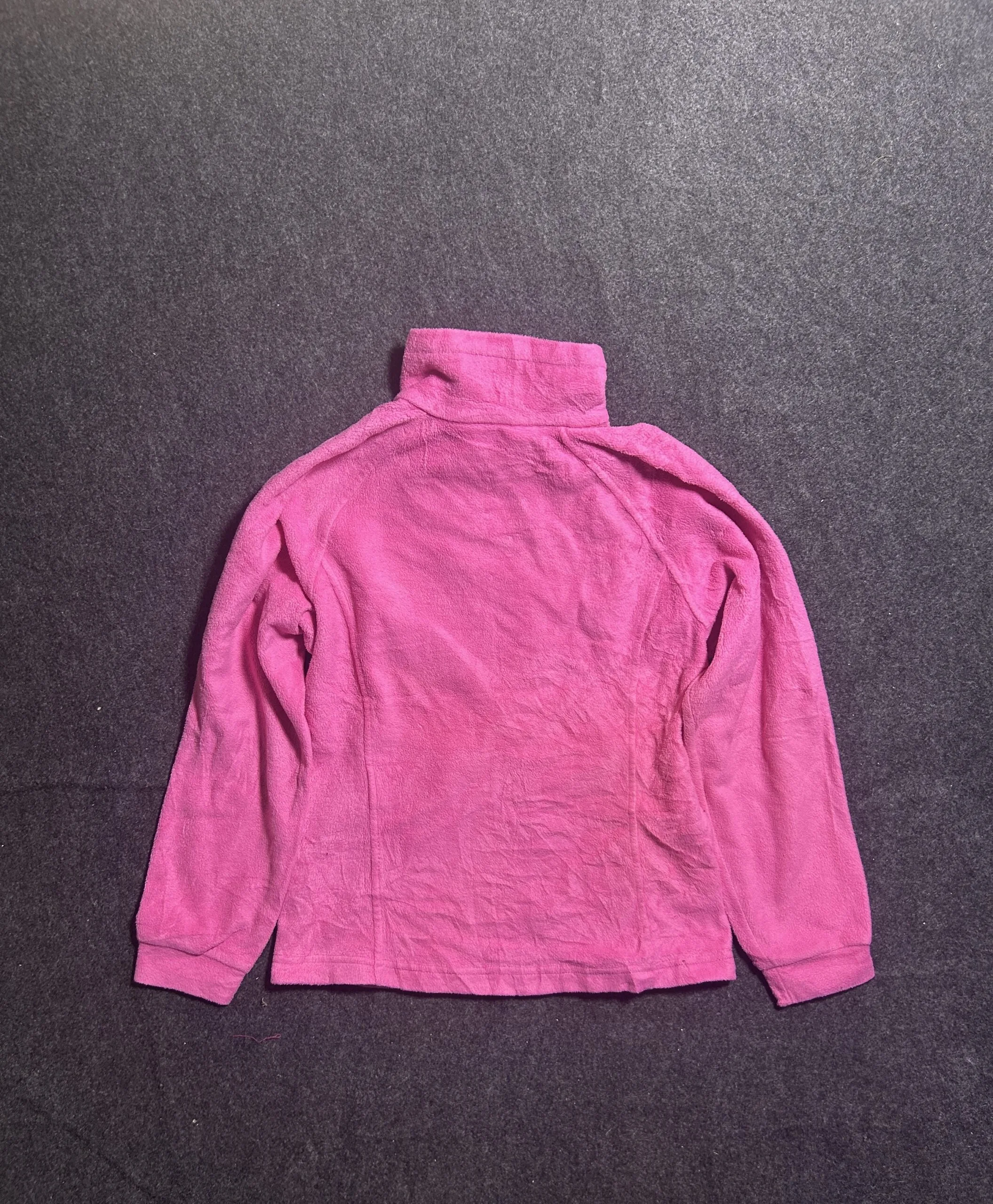 Columbia Youth Pink Full Zip Fleece Jacket Size XS