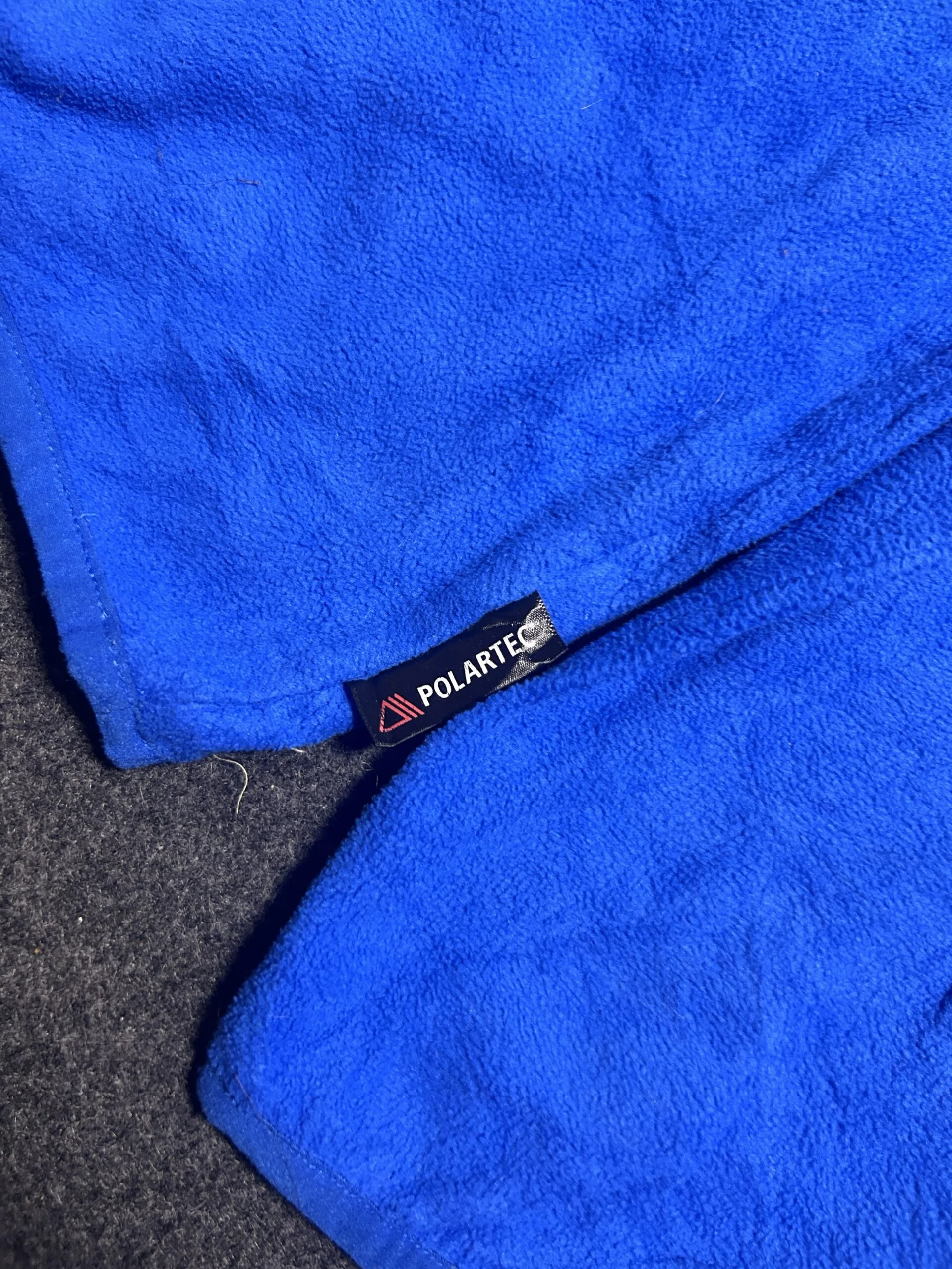 Columbia Polartec Blue Quarter Zip Fleece Pullover Jacket Size XL