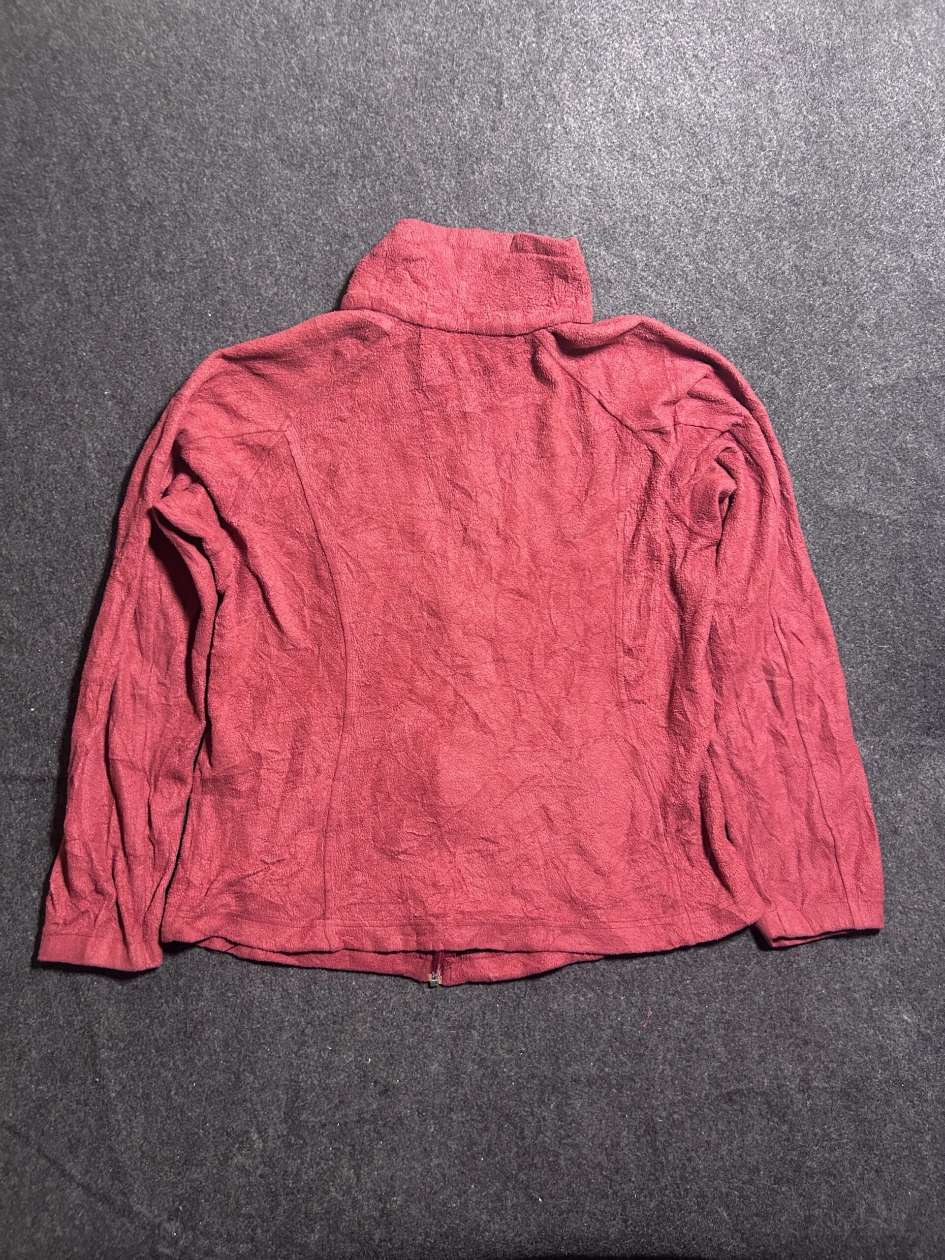 Columbia Women’s Red Full Zip Fleece Jacket Size L