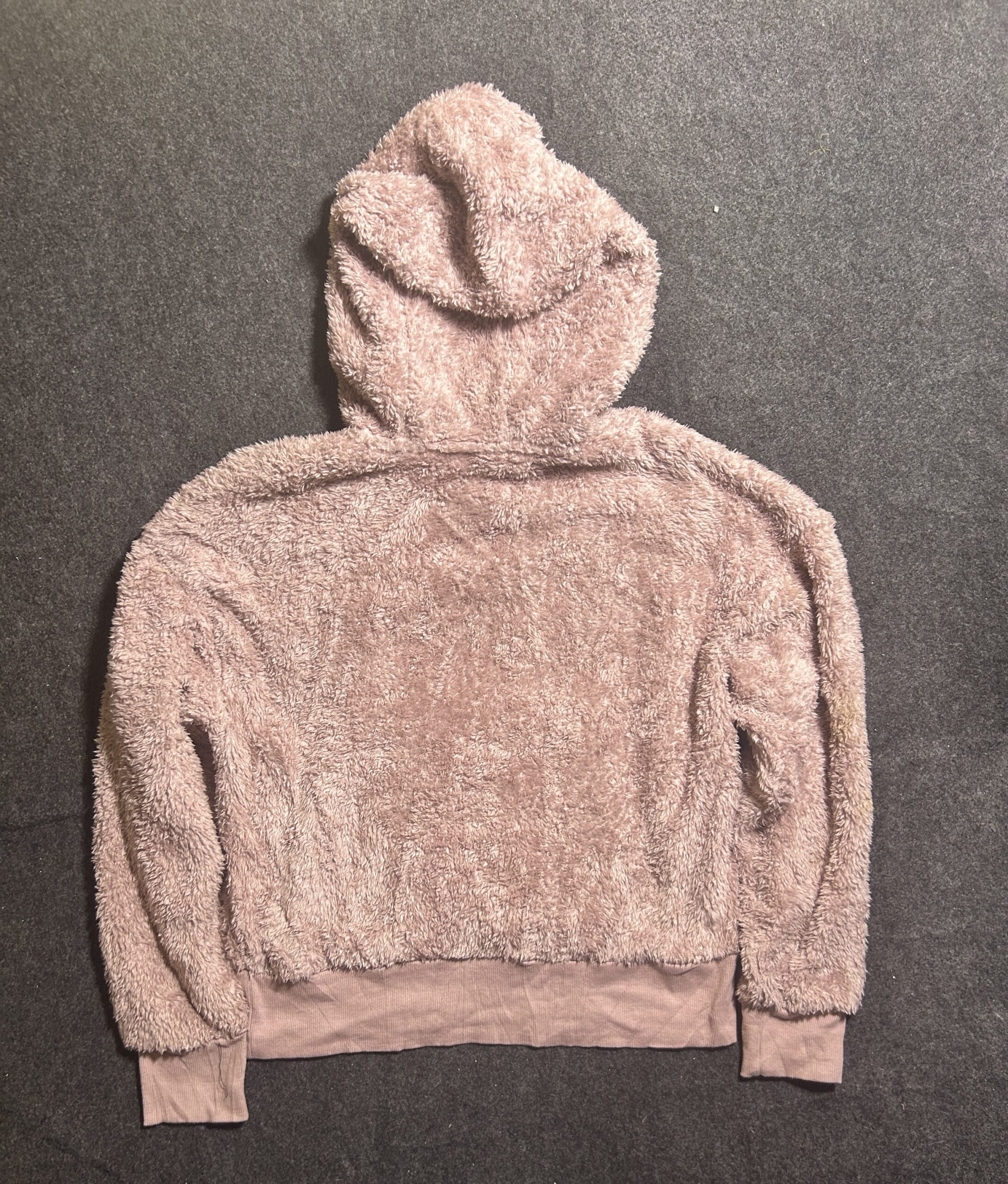 Calvin Klein Performance Teddy Fleece Hoodie Pullover Pink Women’s Large