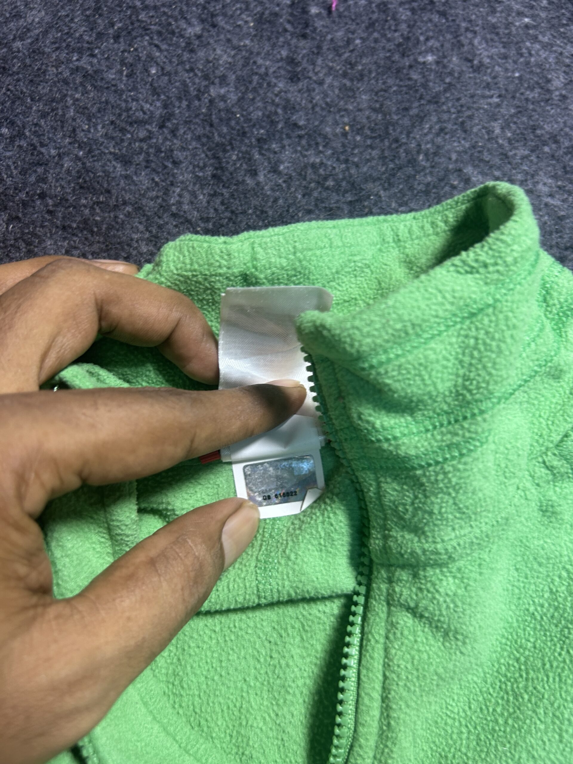 The North Face Women’s Green Fleece Quarter Zip Sweatshirt | S