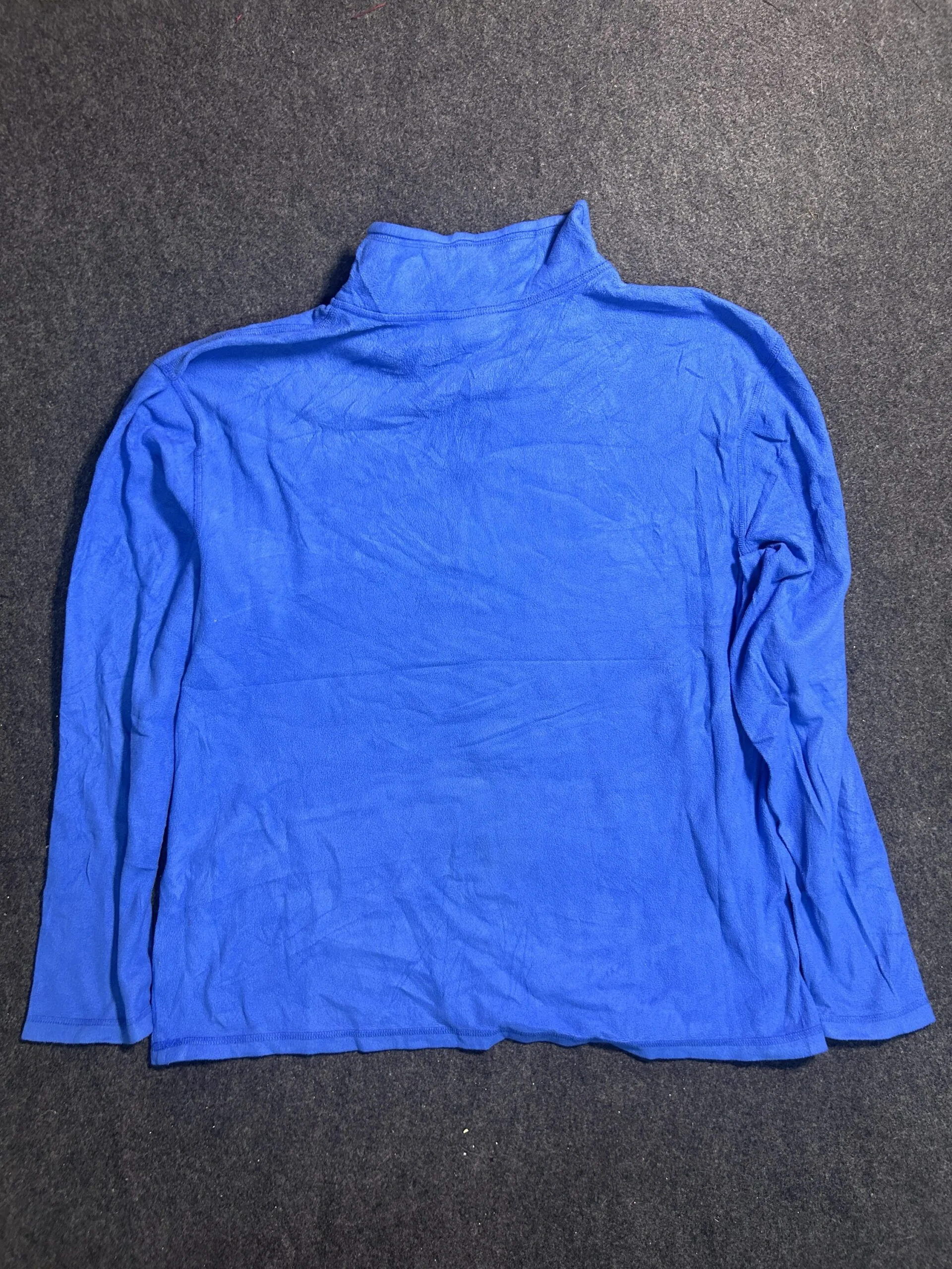 The North Face Blue Quarter Zip Fleece Sweater XL