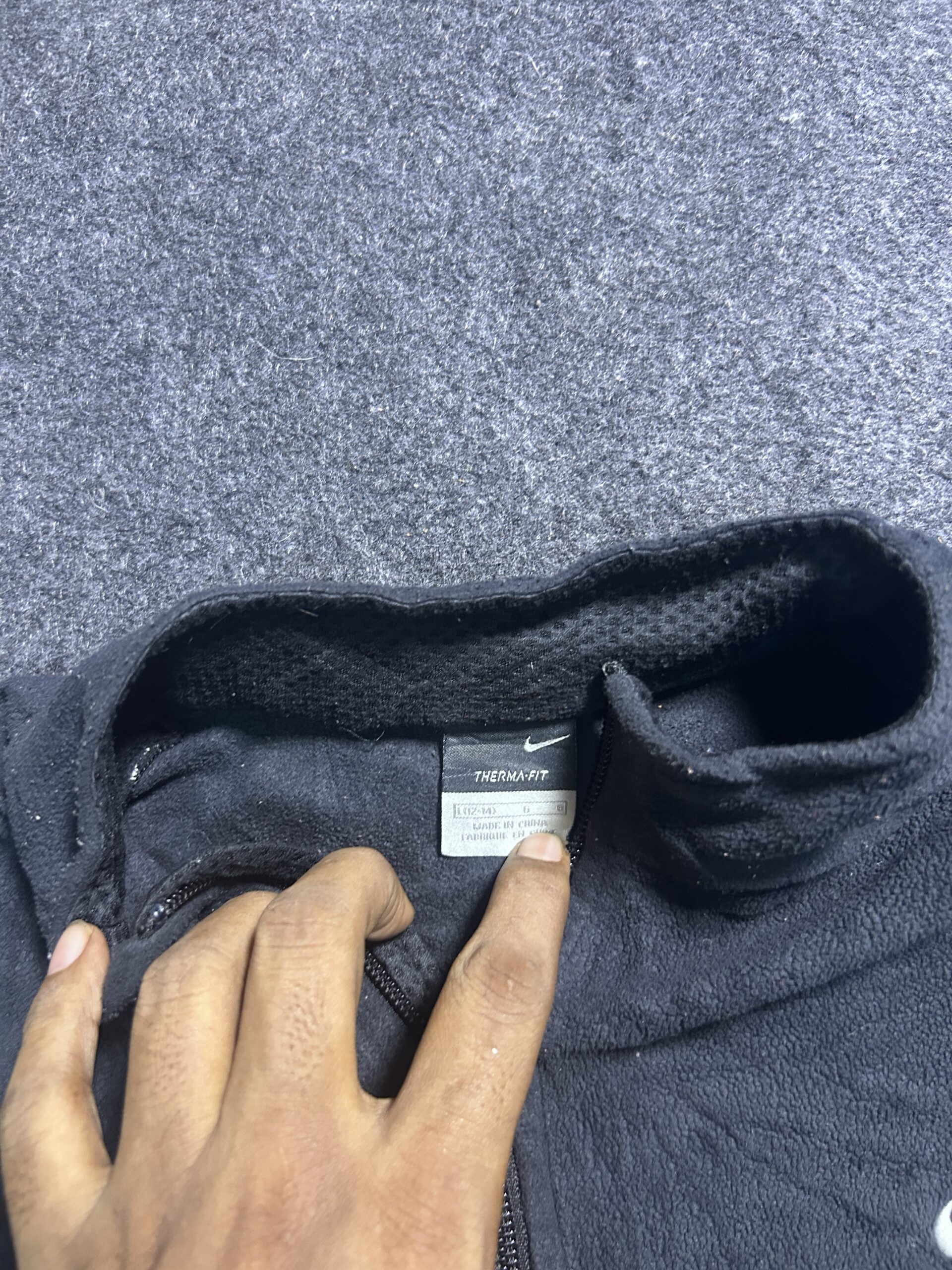 Nike Therma Fit Black Fleece Full Zip Athletic Jacket | M