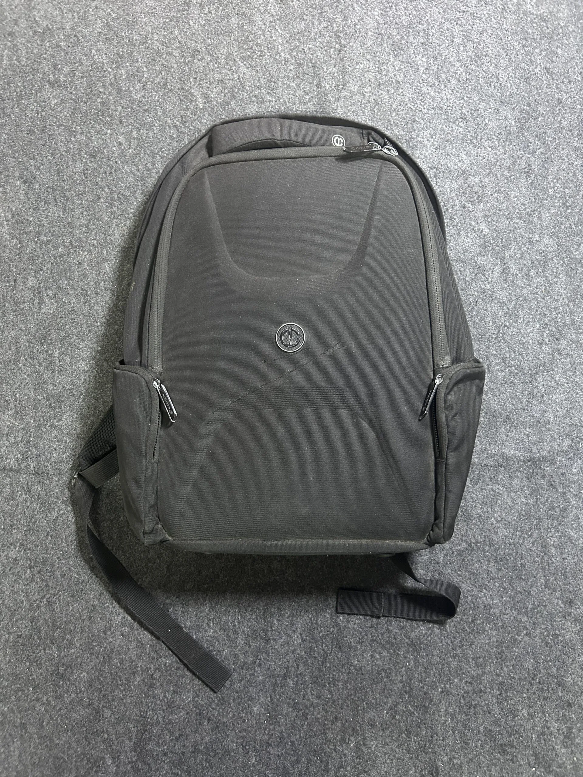 Carlton Dorset Secure Laptop Backpack Jet Black