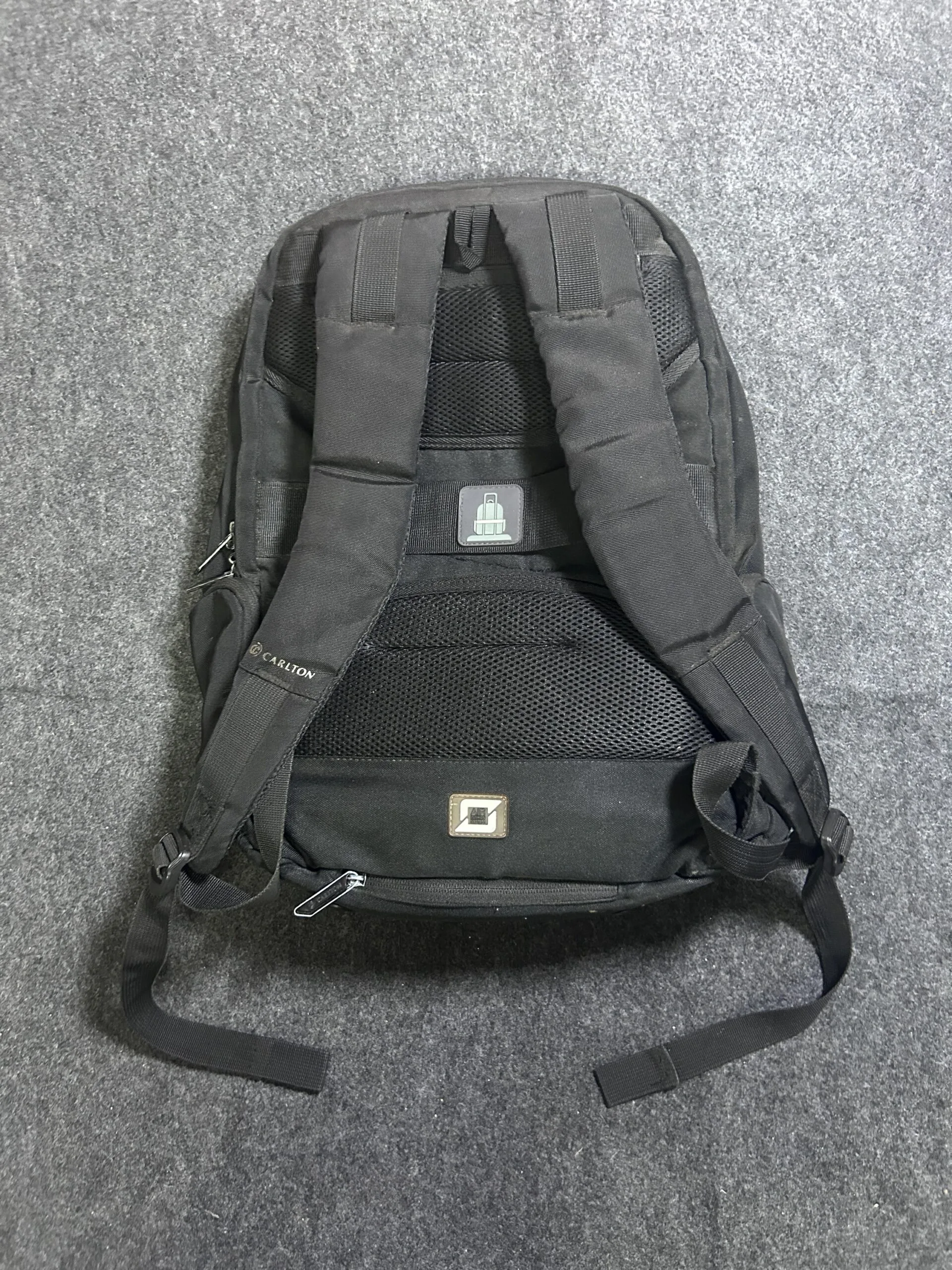 Carlton Dorset Secure Laptop Backpack Jet Black