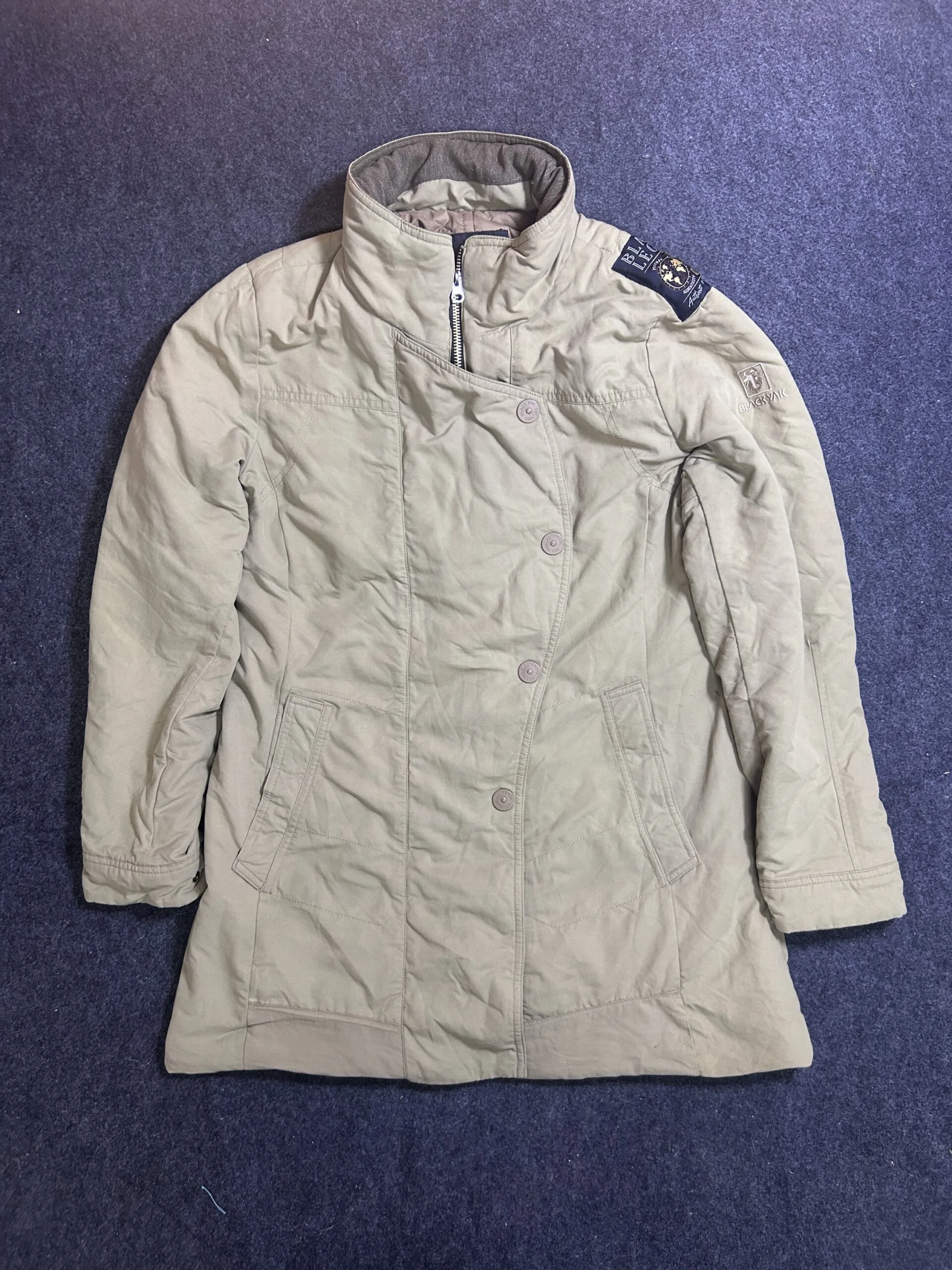 Black Yak Unisex Padded Winter Jacket Outdoor Utility Coat | M