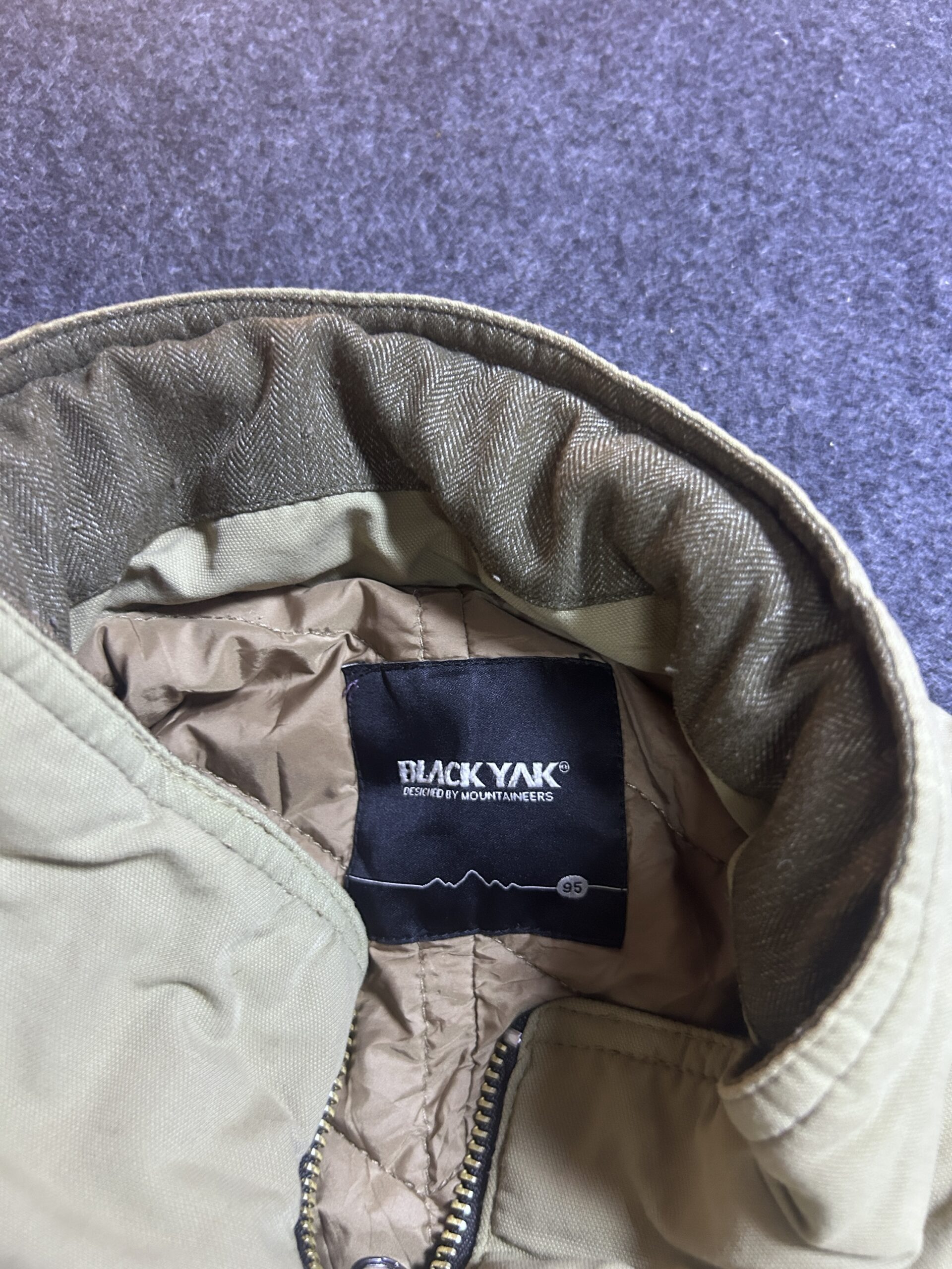 Black Yak Unisex Padded Winter Jacket Outdoor Utility Coat | M