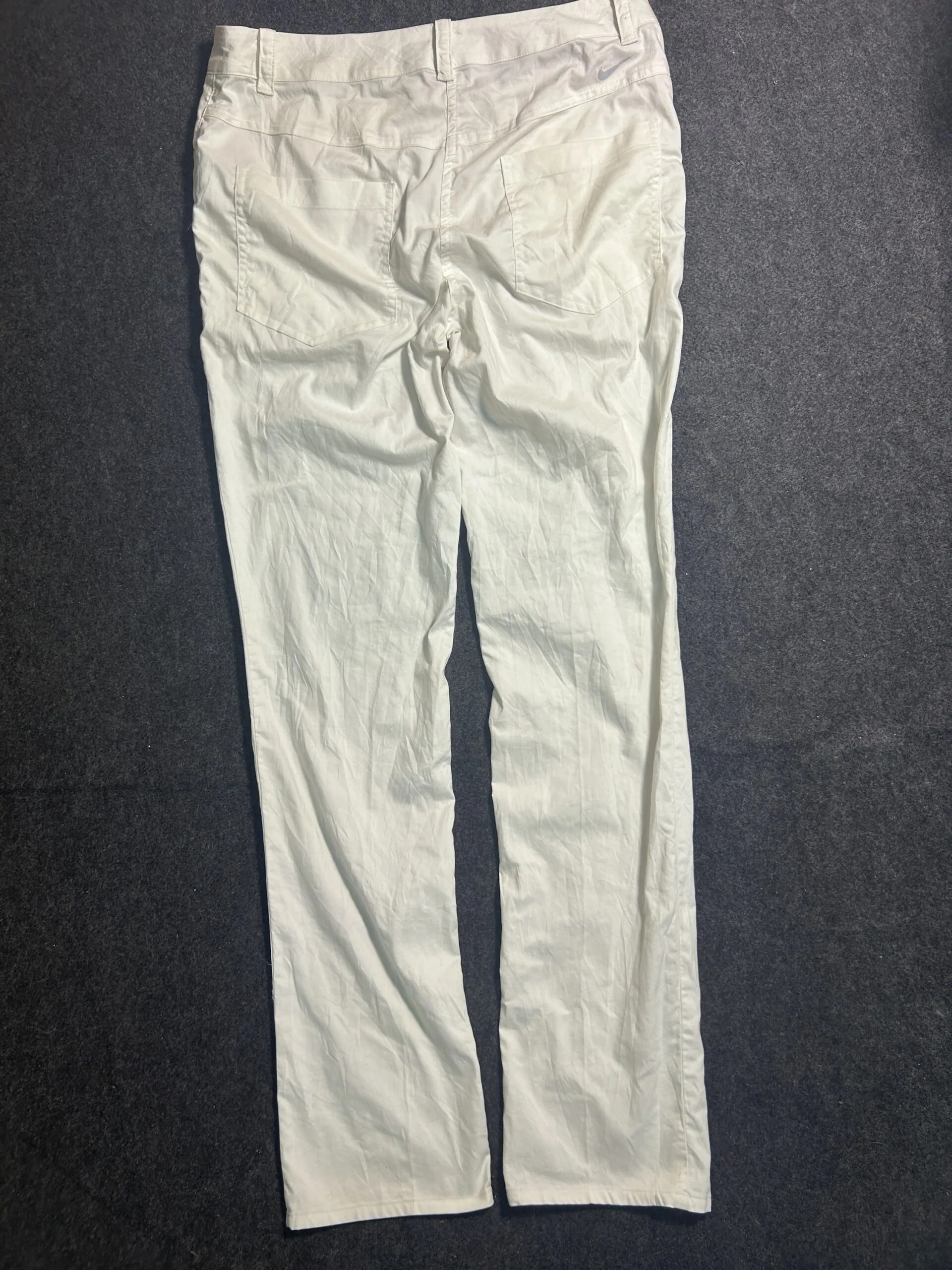 Nike Golf Dri-FIT White Performance Pants Unisex Waist 32