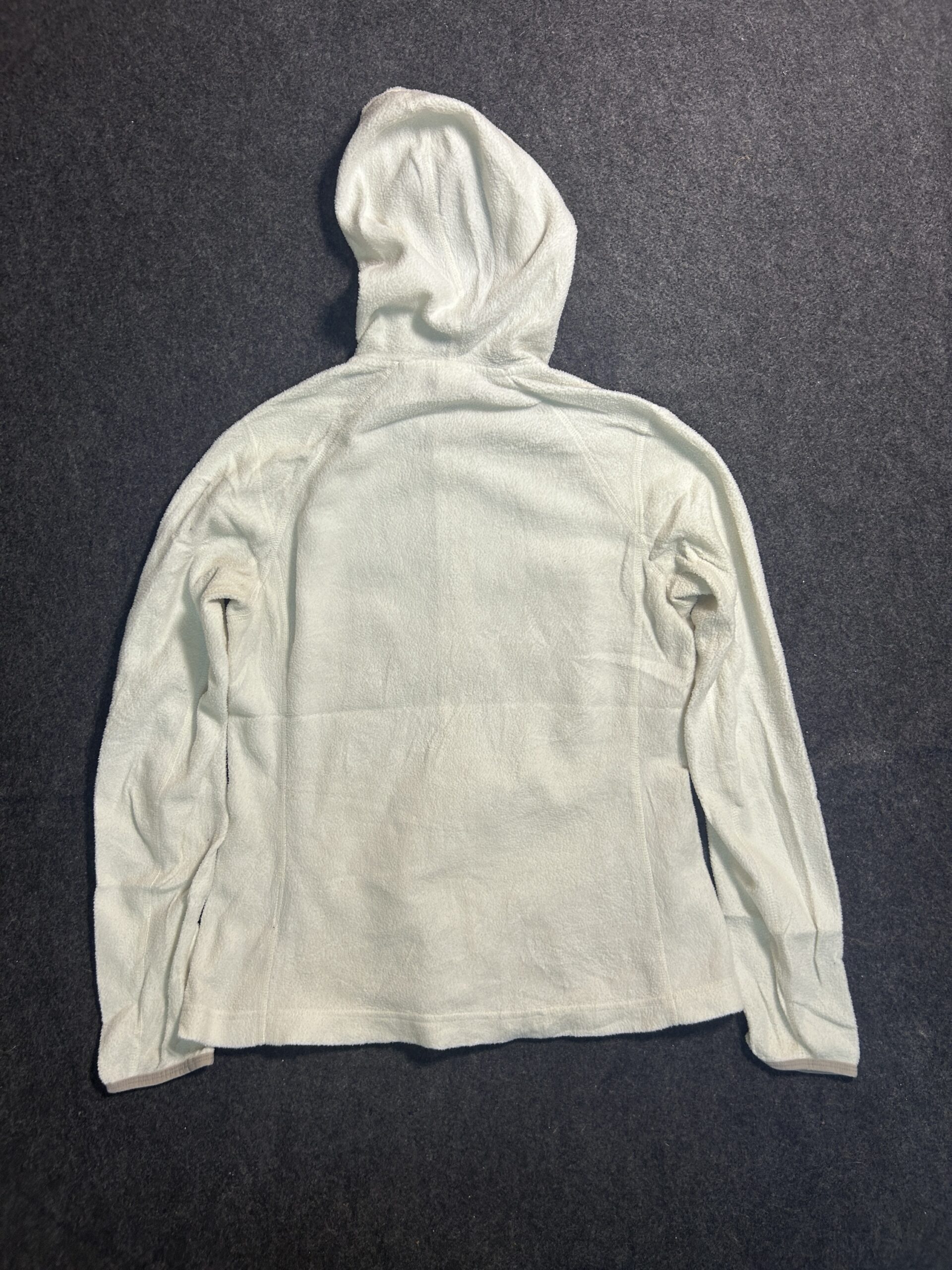 The North Face Polartec Classic Hooded Fleece Jacket White | M