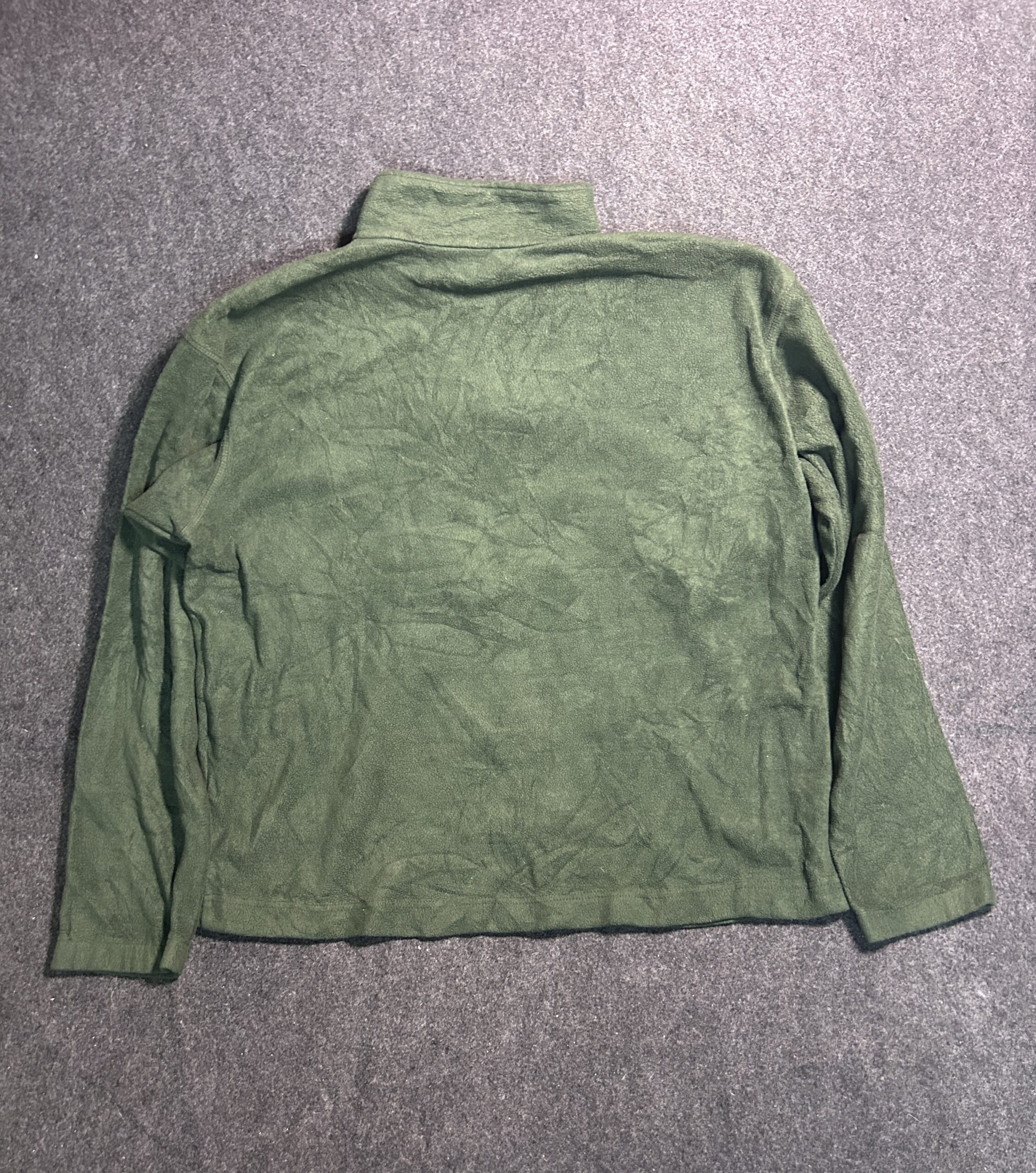 Columbia Olive Green Men’s Half Zip Fleece Sweatshirt | XL