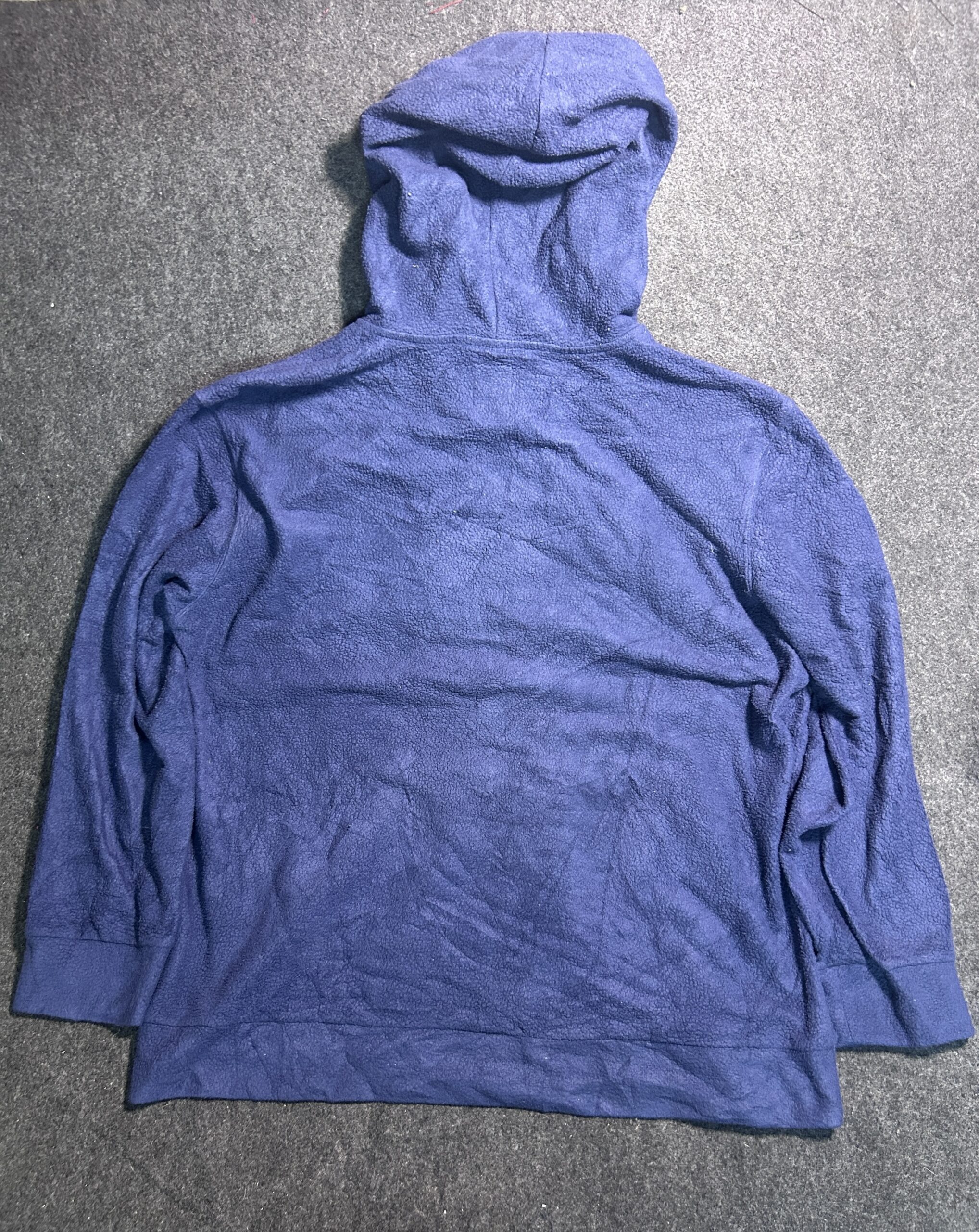 Dickies Navy Blue Sherpa Fleece Hoodie Pullover XL