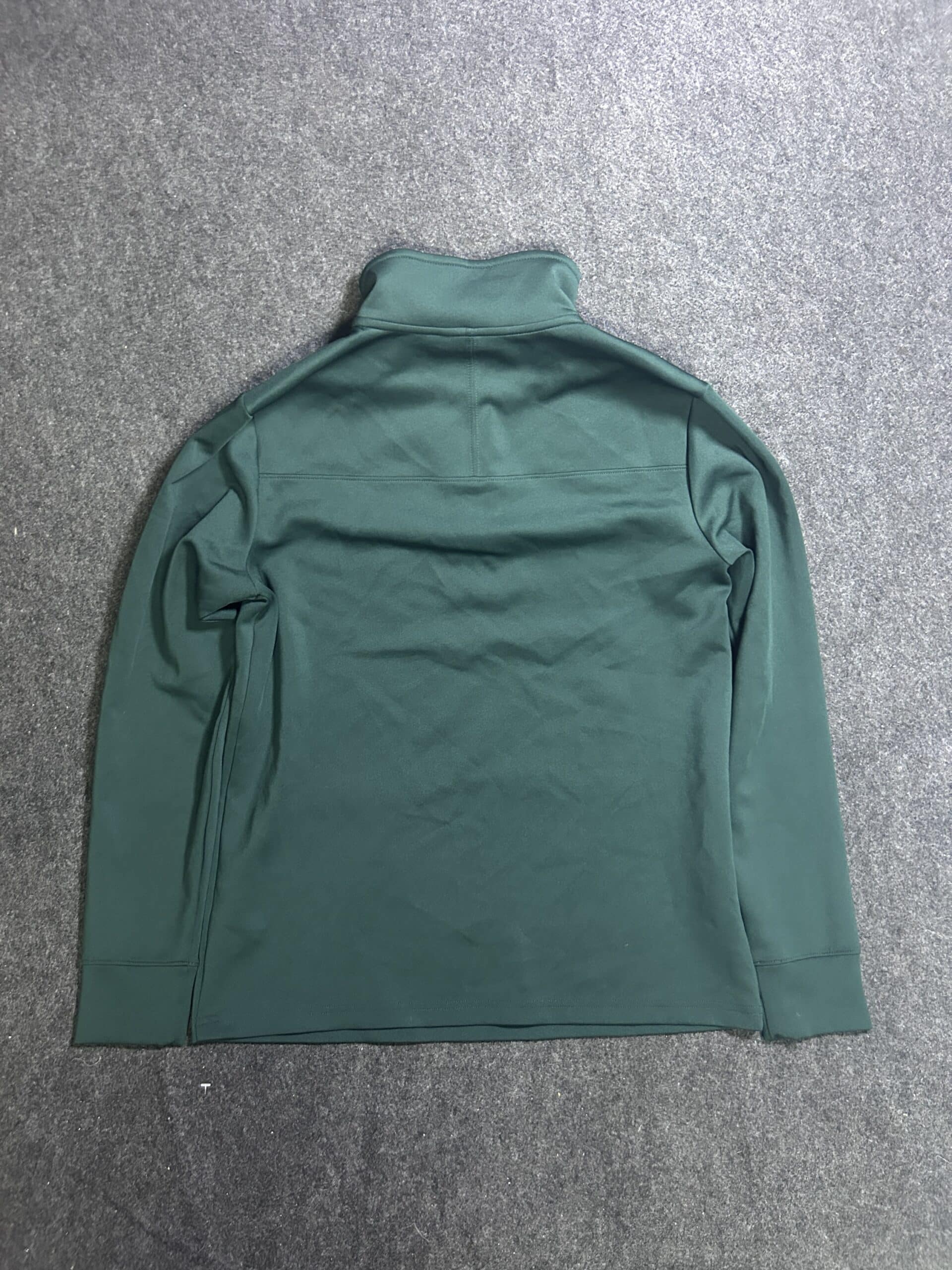 Lands’ End Dark Green Quarter Zip Performance Tshirt M