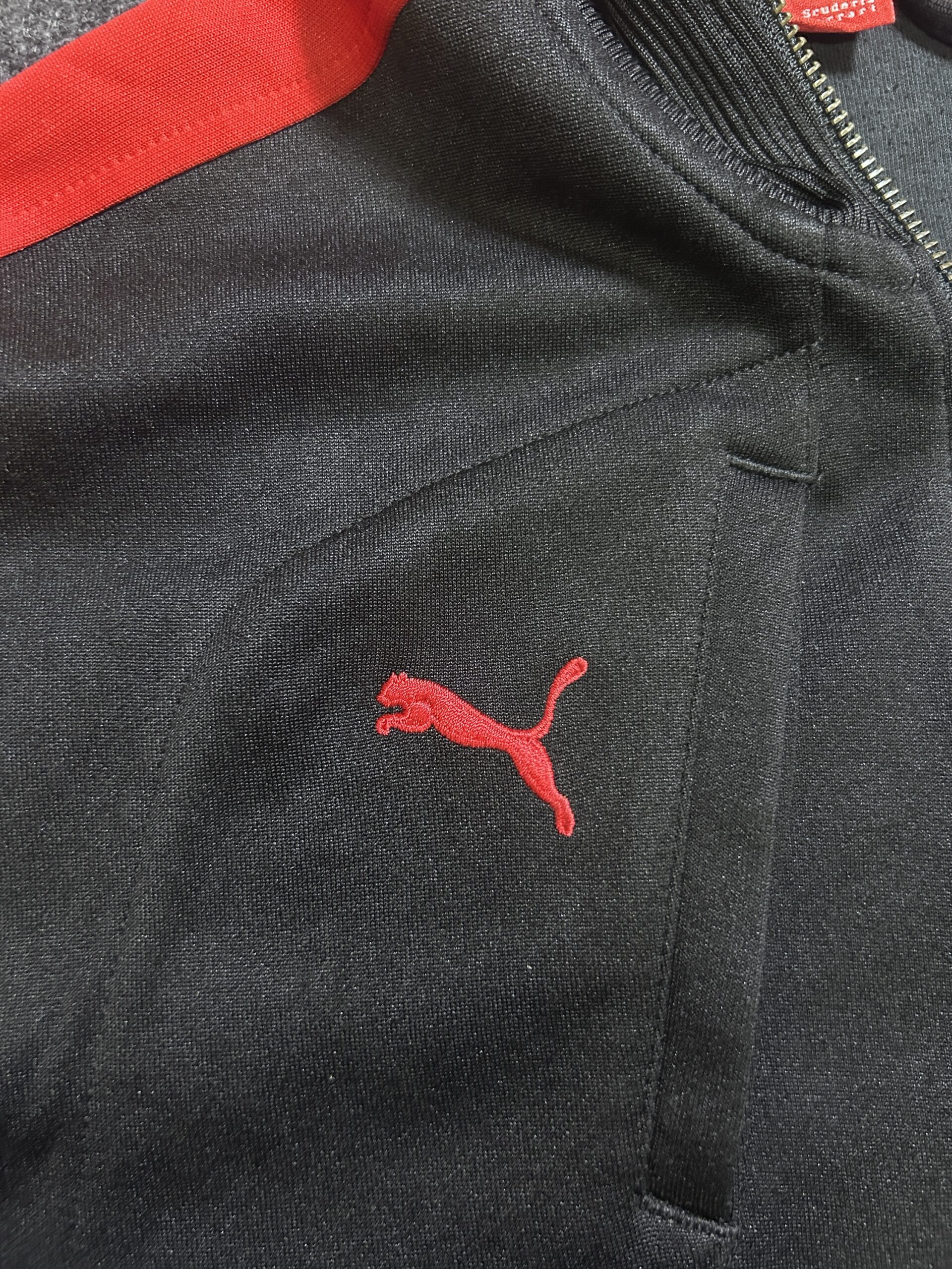 Puma x Scuderia Ferrari Track Jacket Black Red  | M
