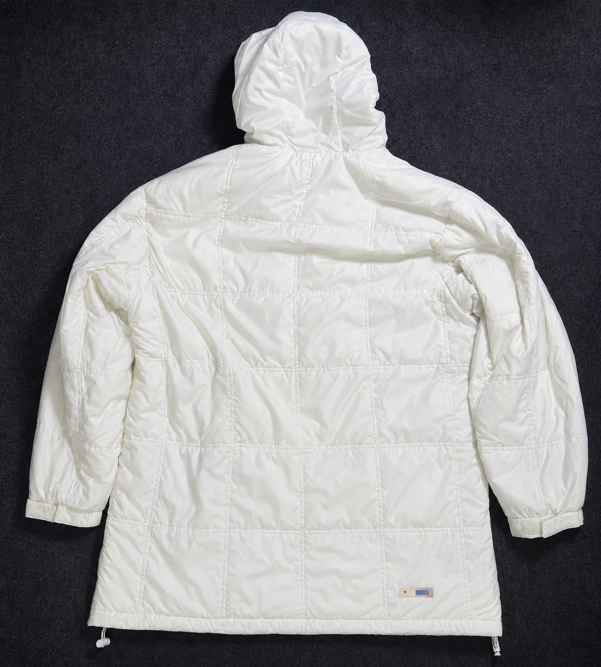 Adidas White Hooded Puffer Jacket | Fleece-Lined Winter Parka | Oversized Fit XXL