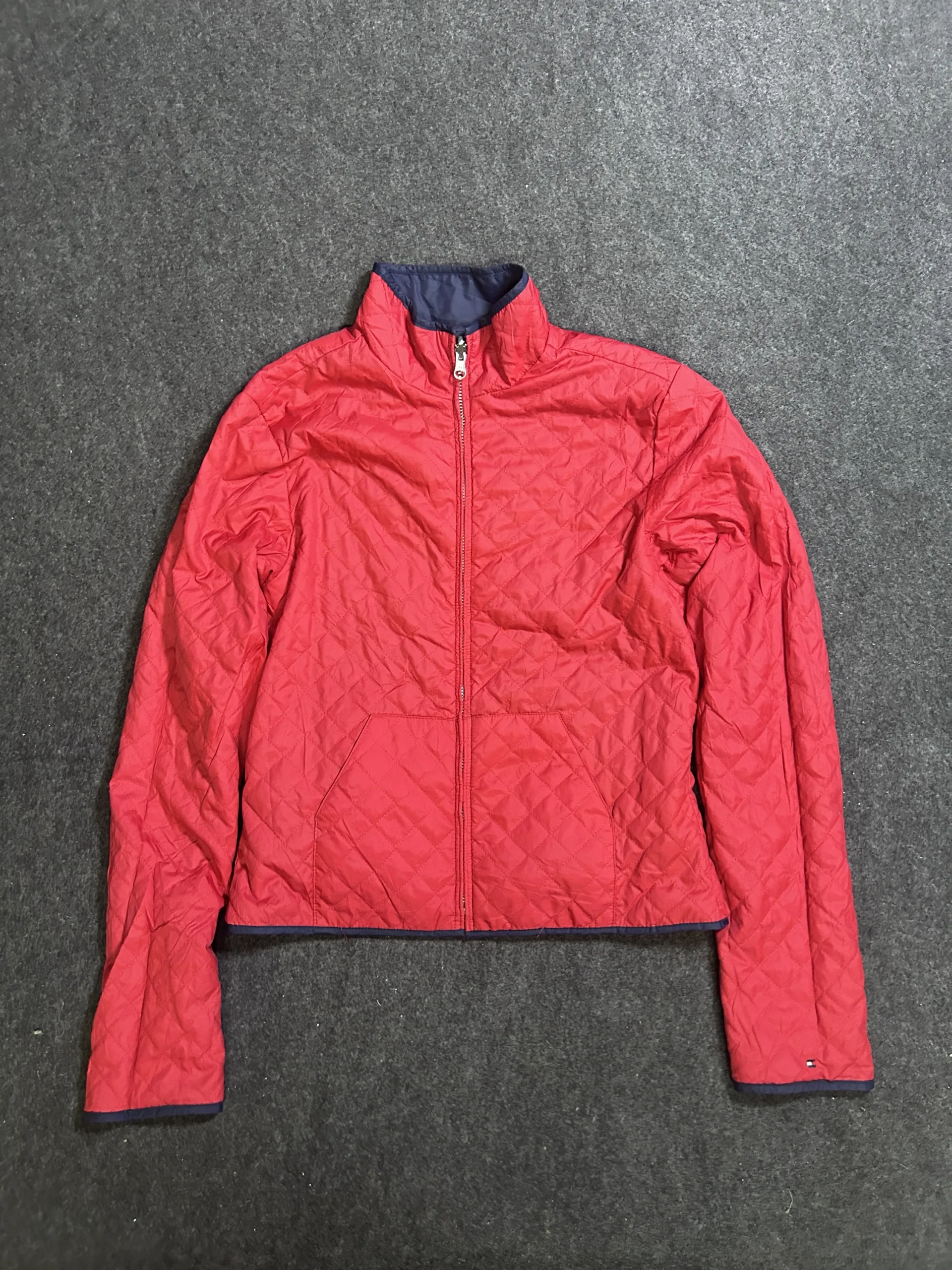 Tommy Hilfiger Reversible Lightweight Puffer Jacket Red/Navy | S