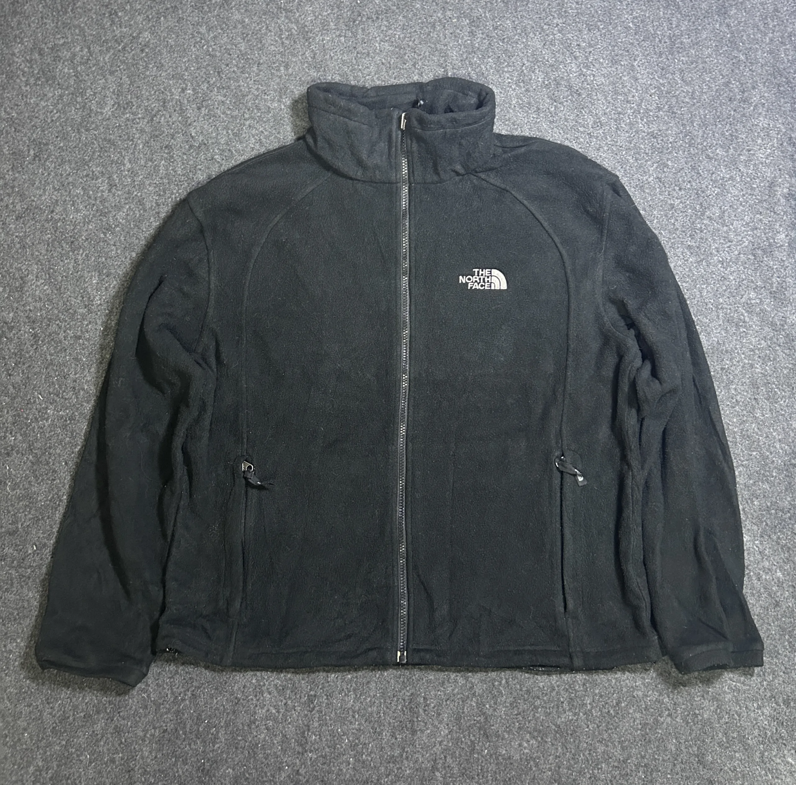 The North Face Men’s Fleece Jacket Black – Size  L