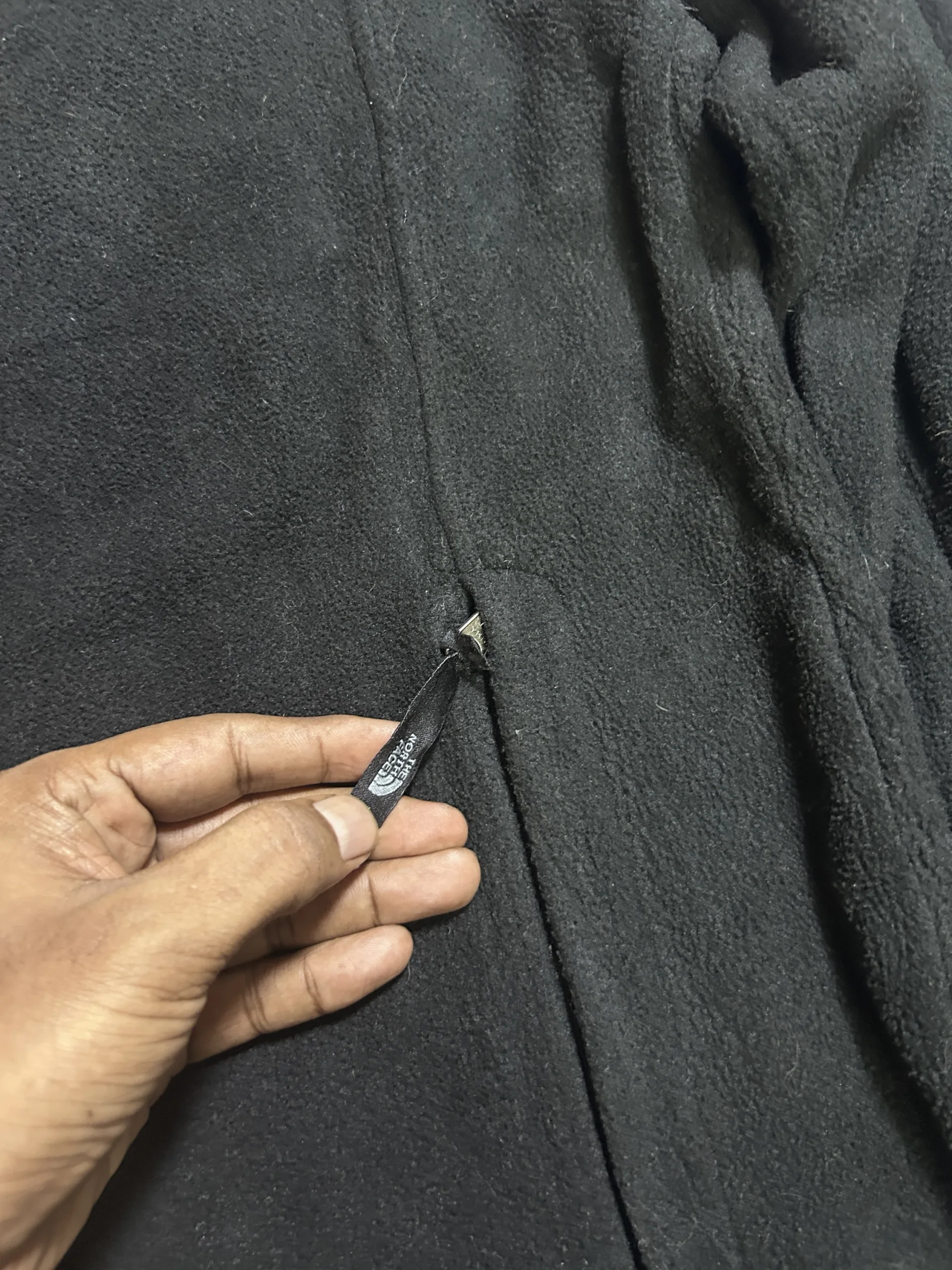 The North Face Men’s Fleece Jacket Black – Size  L
