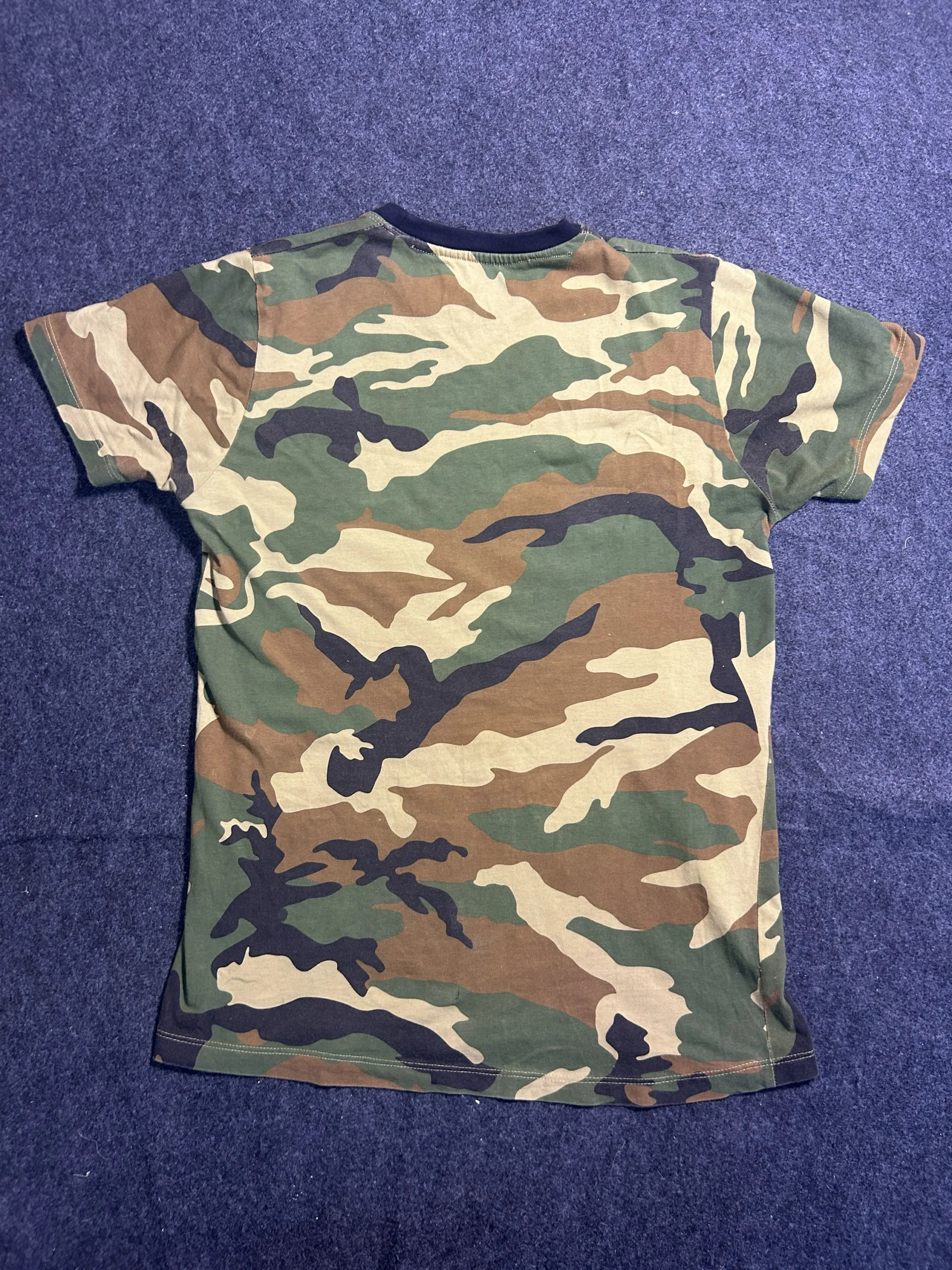 Armani Exchange A|X Camouflage Logo T-Shirt Green Camo Size M