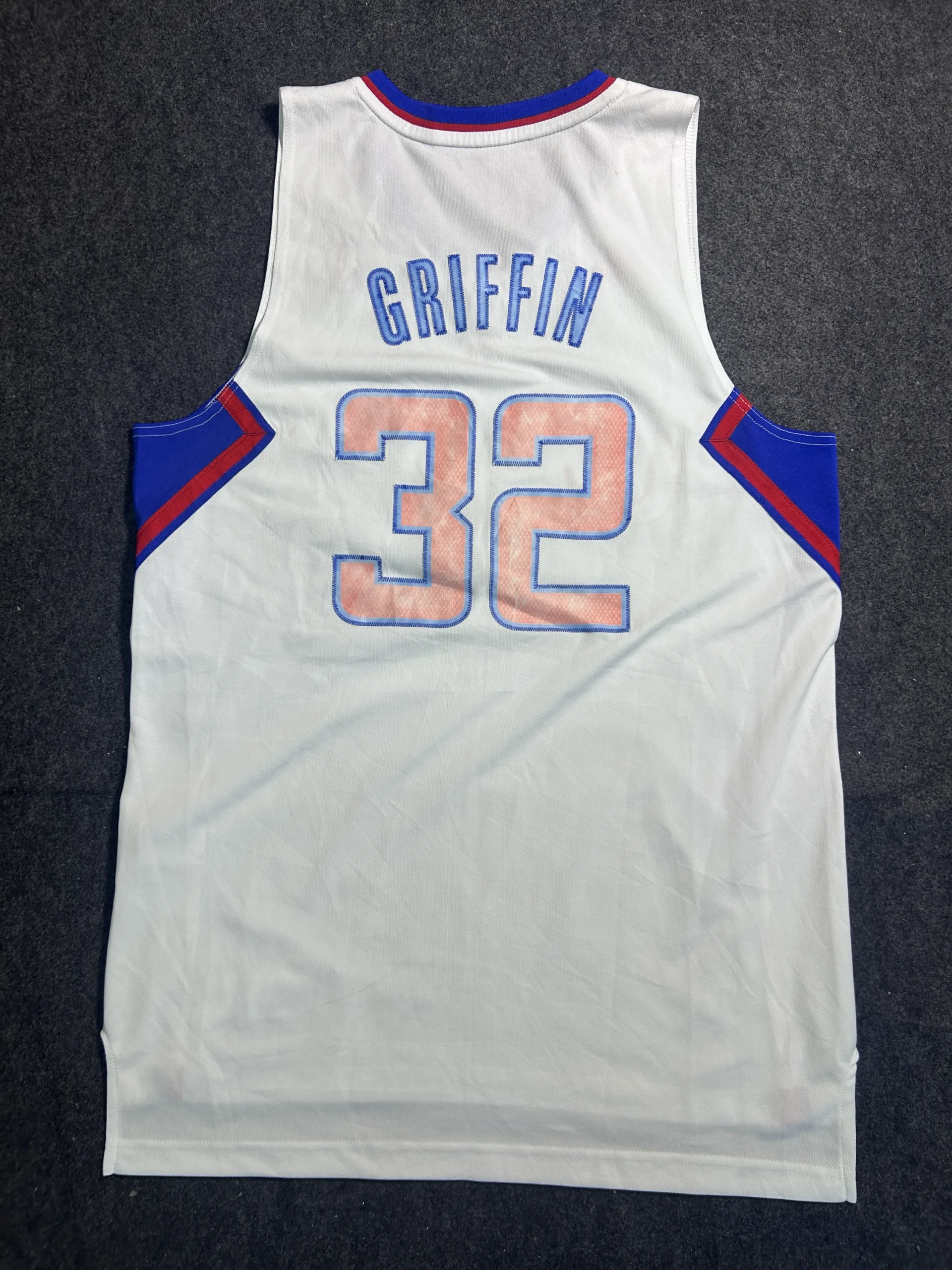 Adidas NBA Los Angeles Clippers Blake Griffin #32 Swingman Jersey White Blue Size XL