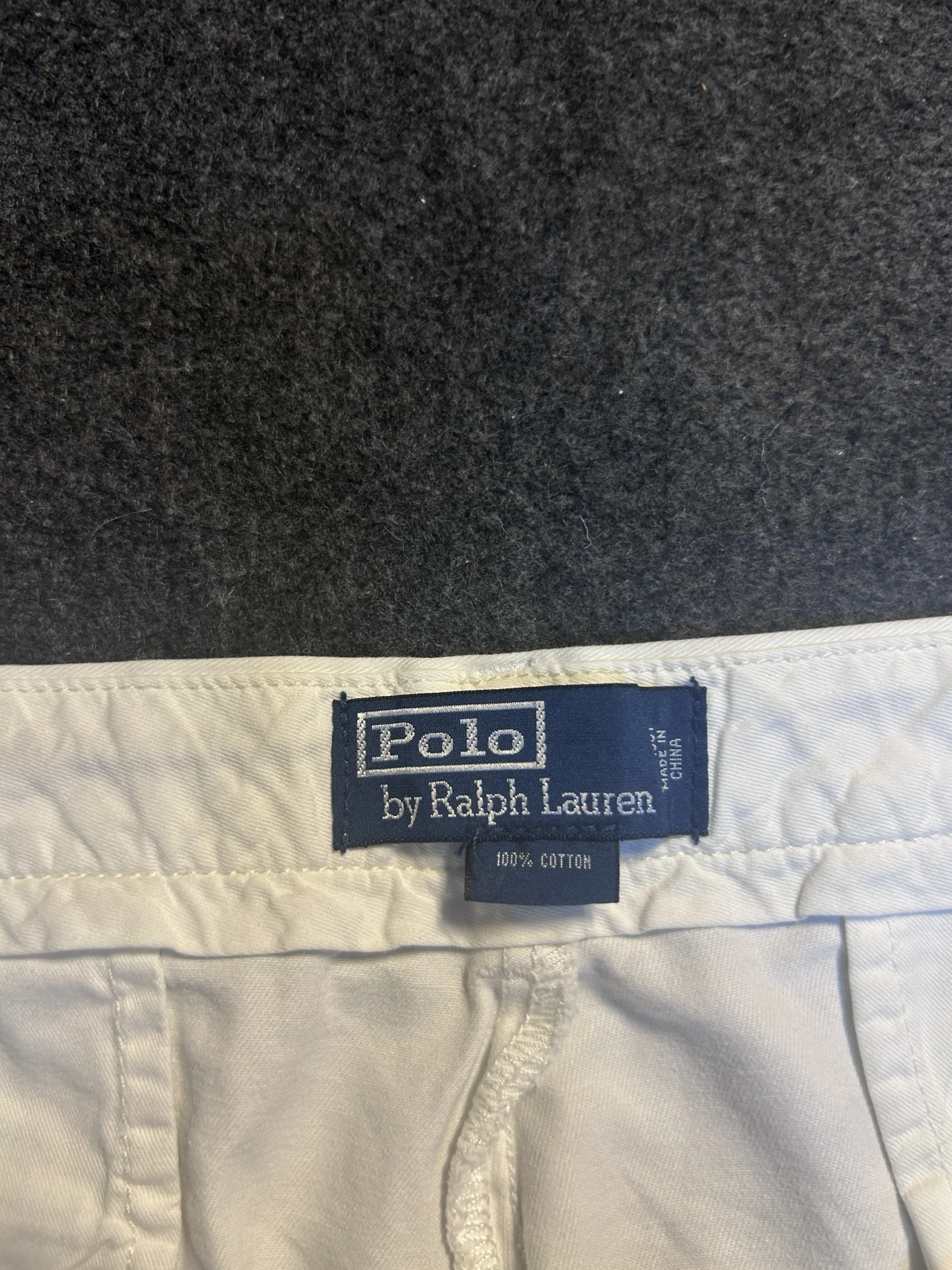 Polo Ralph Lauren Classic White Chino Pants Men’s W38 Straight Fit Trousers