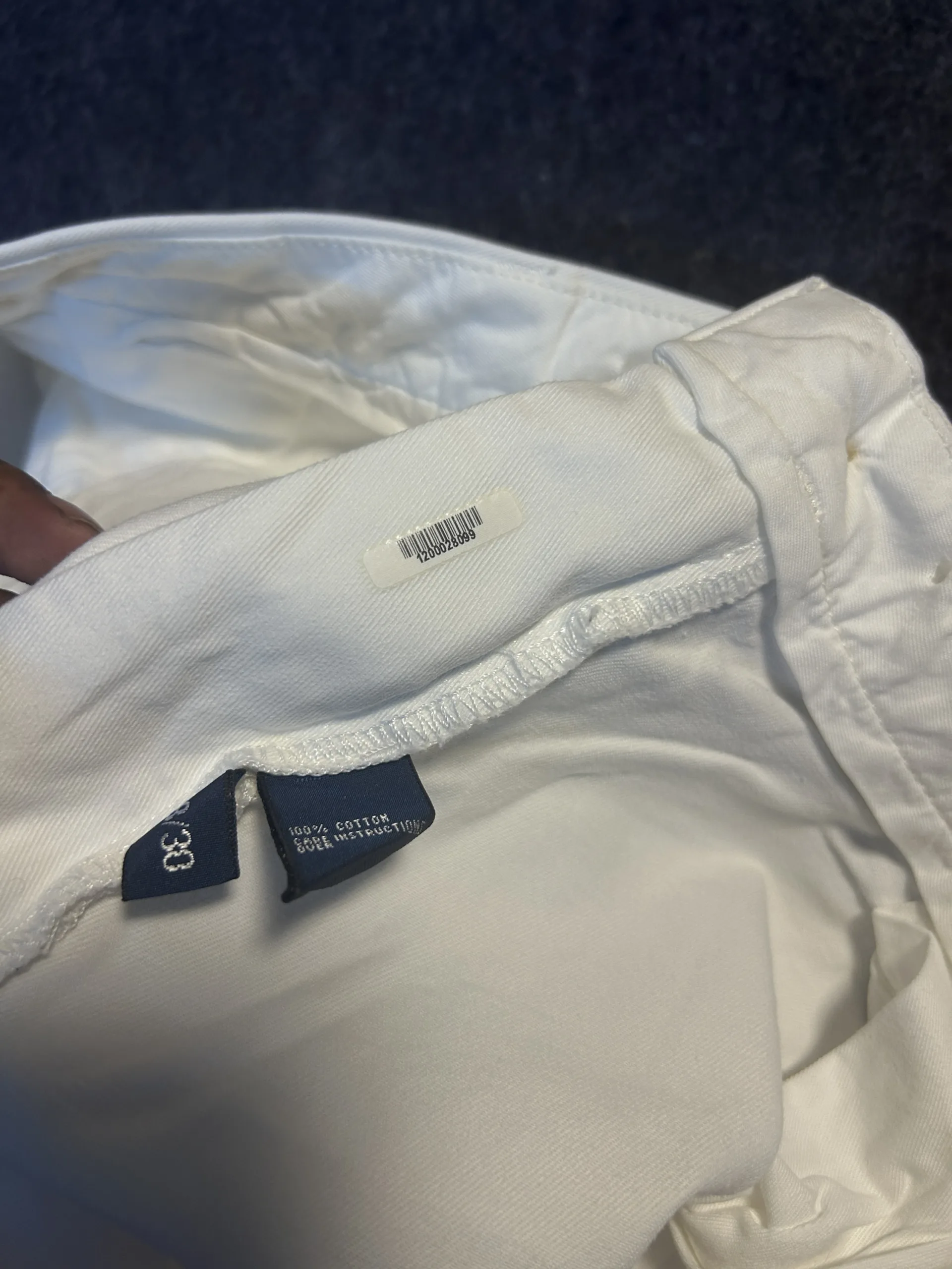 Polo Ralph Lauren Classic White Chino Pants Men’s W38 Straight Fit Trousers