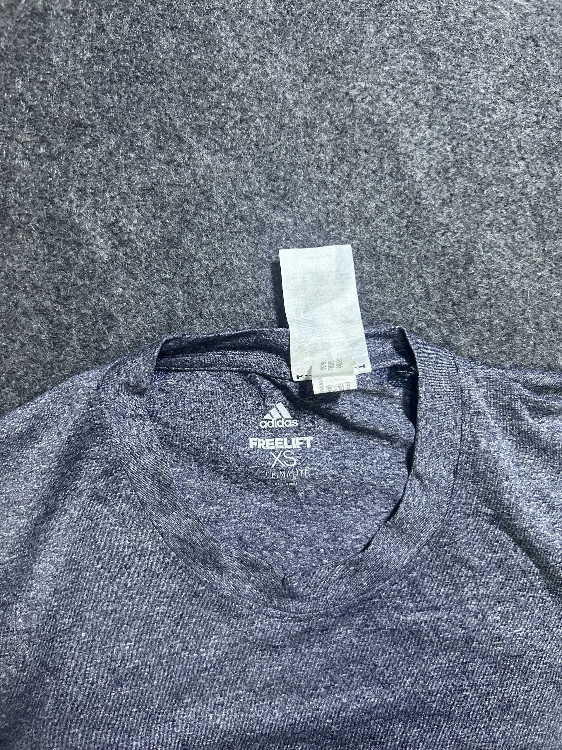 Adidas FreeLift Climalite Training T-Shirt Heather Blue Size XS