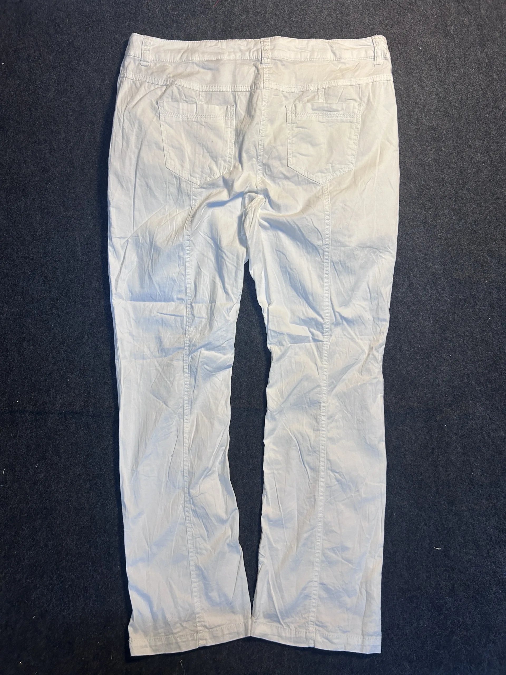 Reitmans White Stretch Capri Pants Waist 36 Unisex Casual Utility Pants