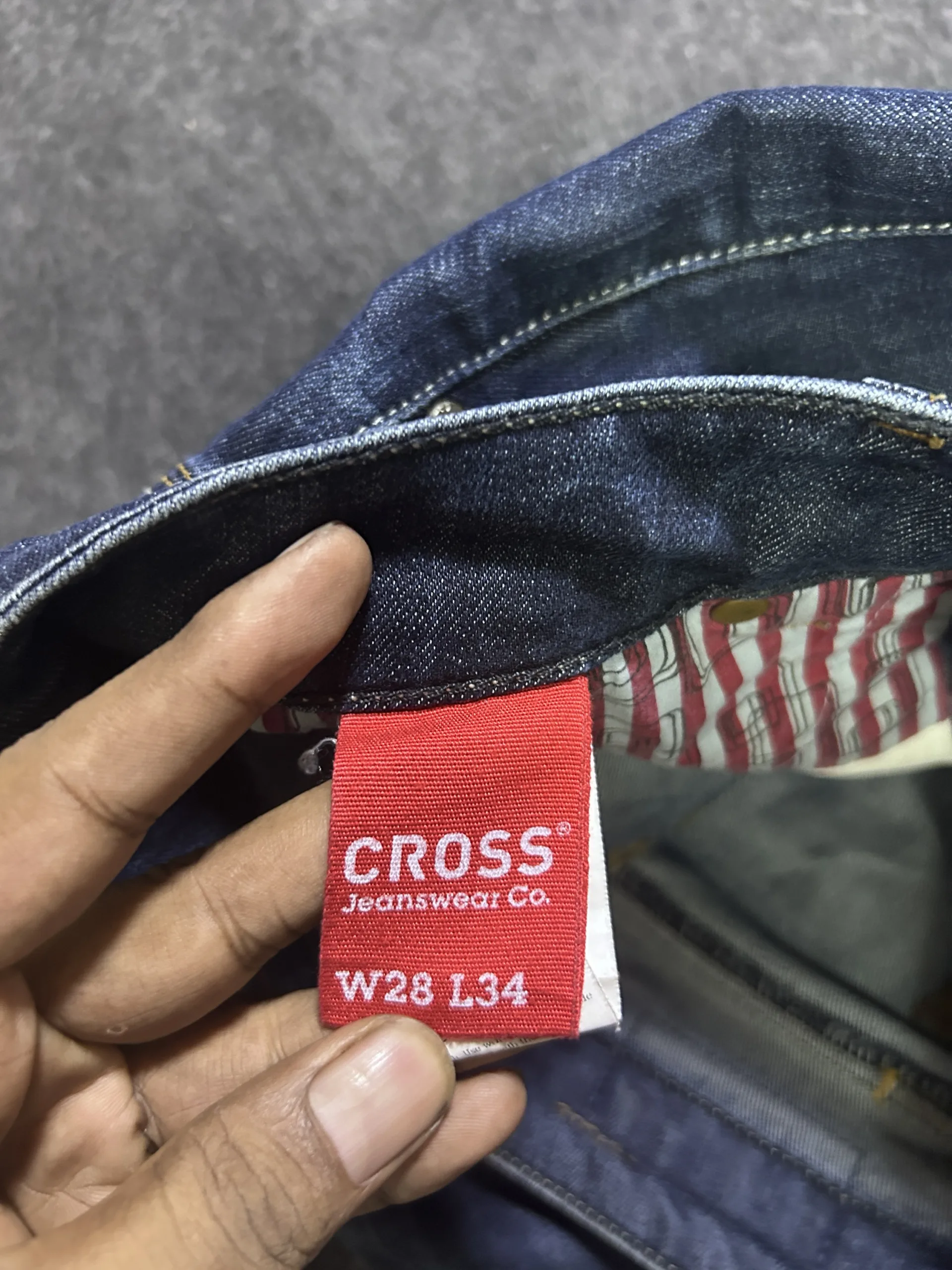 Cross Jeanswear Co. Carmen Dark Wash Bootcut Jeans W32 L39