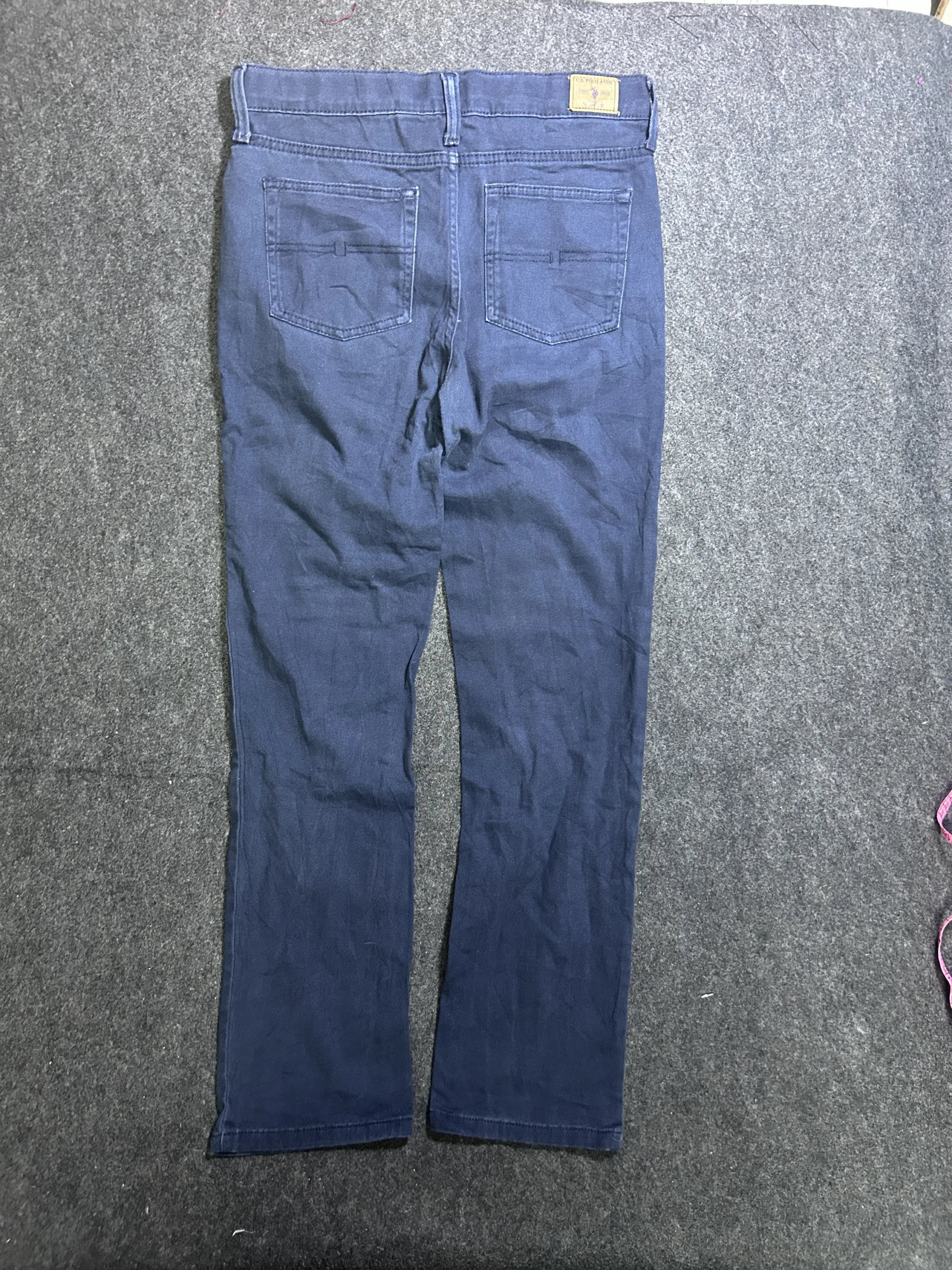 U.S. Polo Assn. Navy Blue Stretch Jeans Men’s W30 Slim Straight Fit