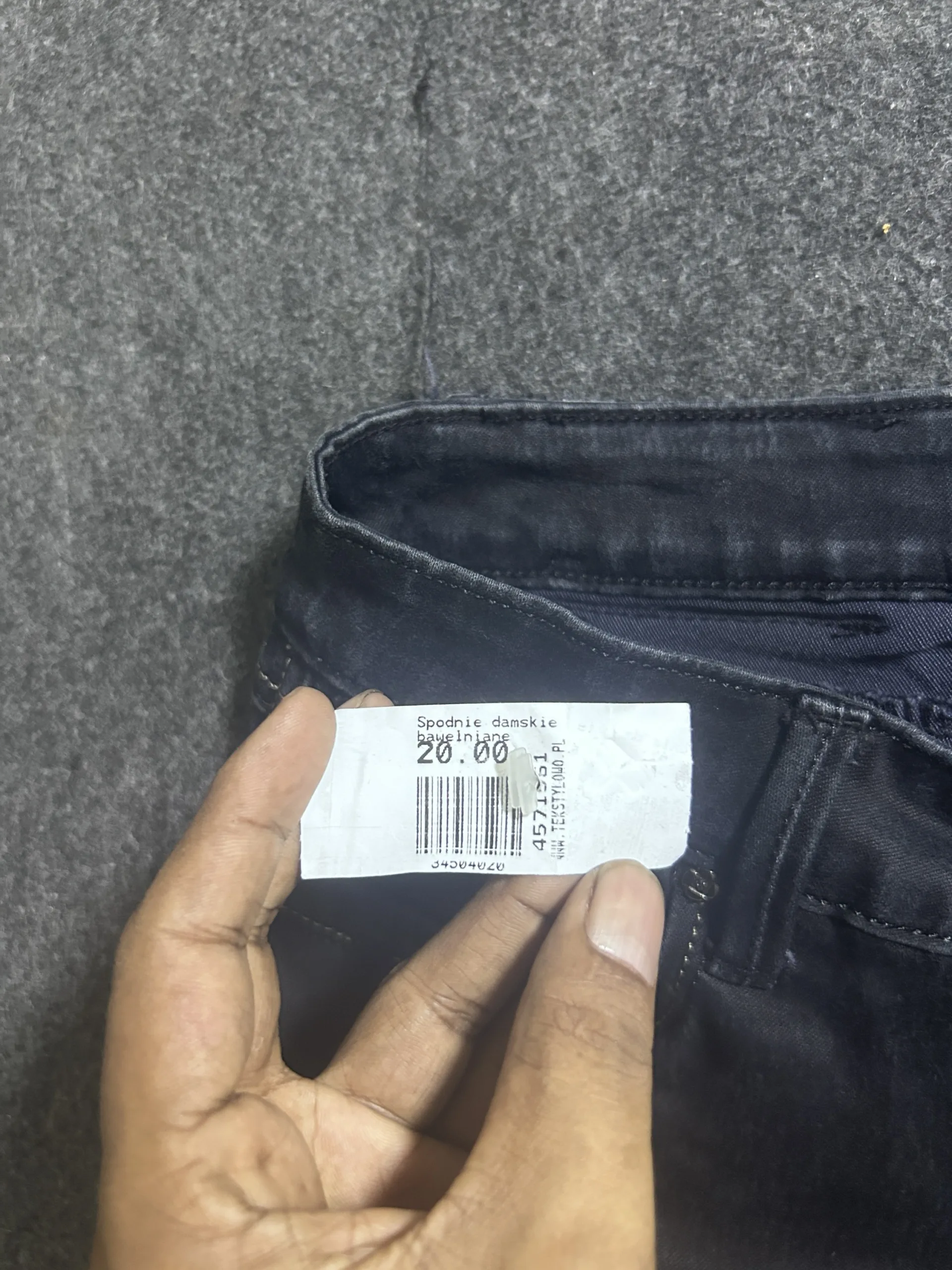 Big Mantis Black Stretch Denim Jeans – Waist 32 | Slim Straight Fit | 97% Cotton