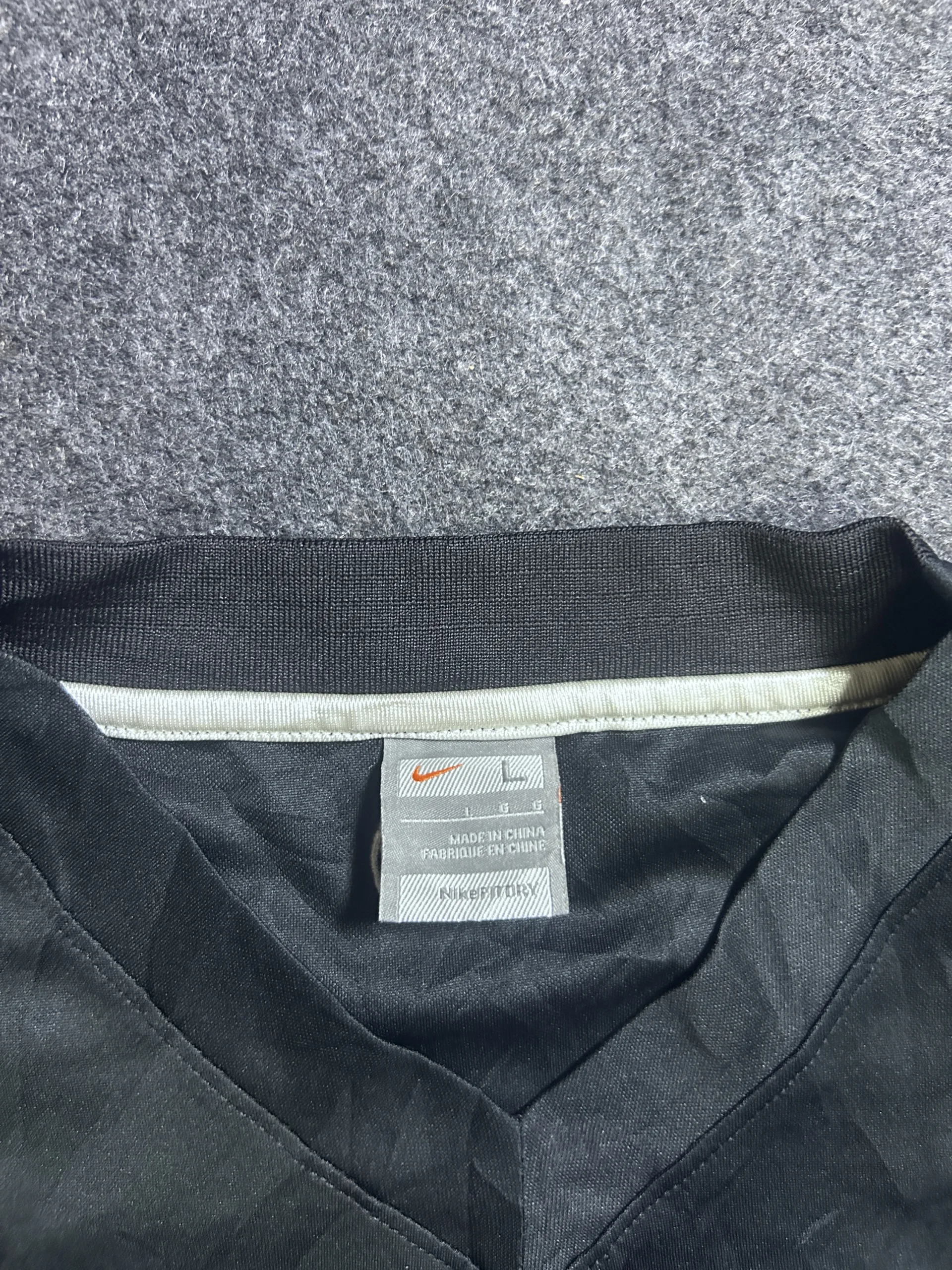 Nike Fit Black Sleeveless Performance Training Jersey Tank Top Men’s Large